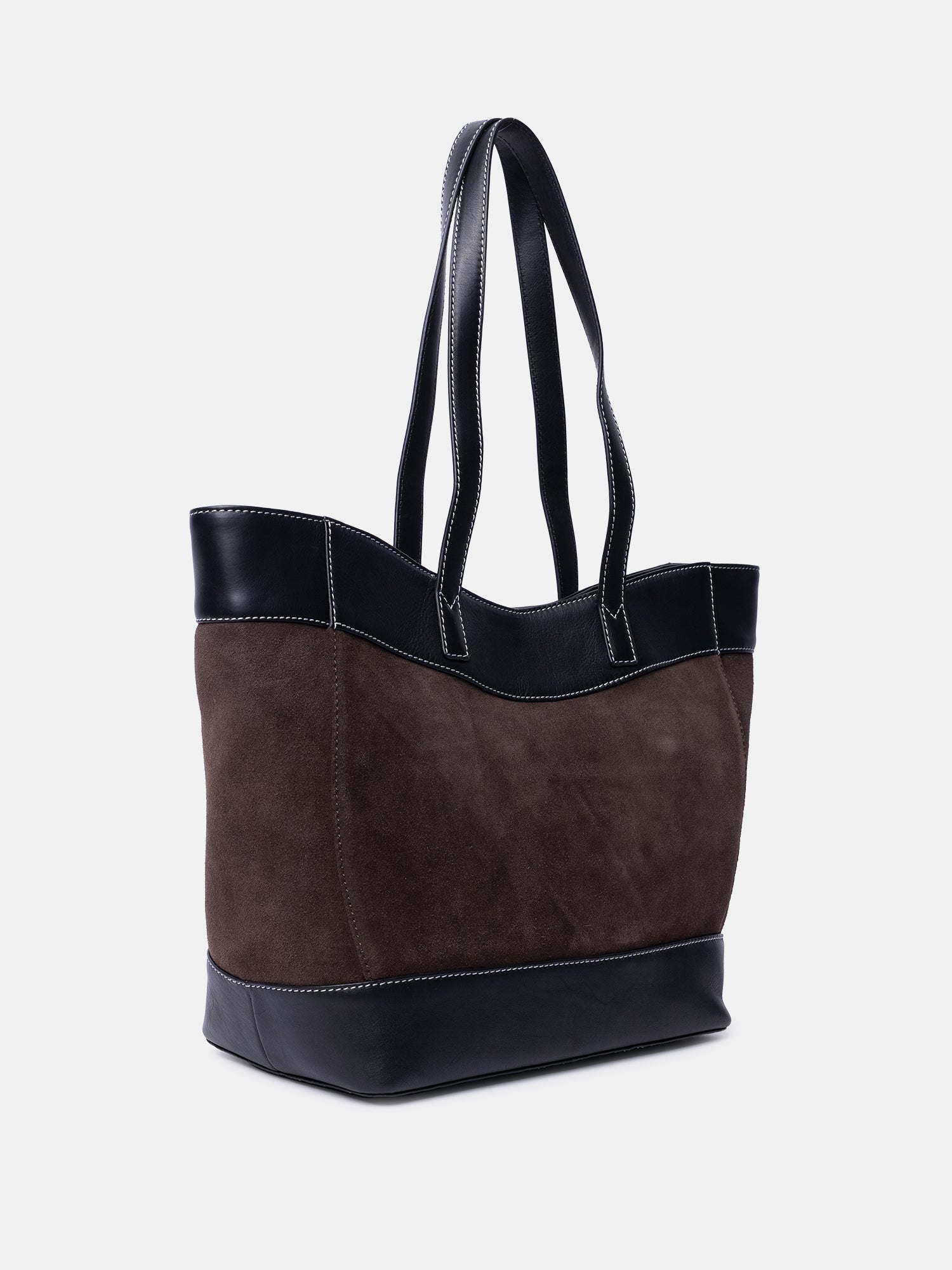 RE:DESIGNED Sol Big 6668 Handtasche Braun Vollleder