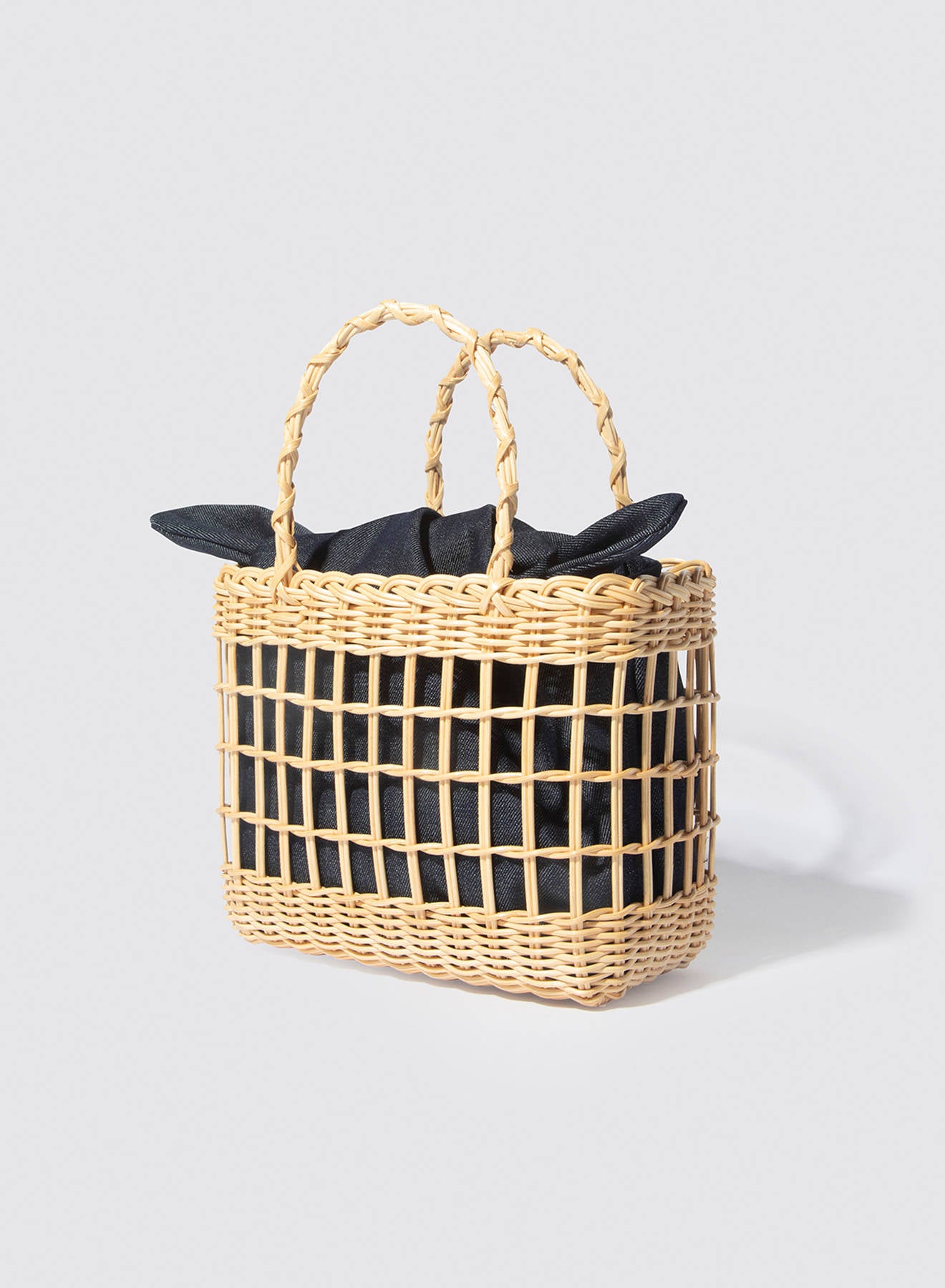 Maria la Rosa Wapiti Basket Square Korb Natural Stroh