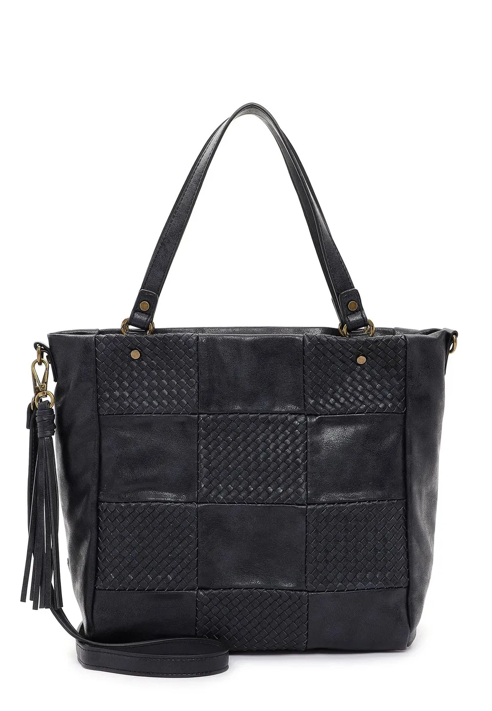 SURI FREY Bly Shopper Umhängetasche Blue Patchwork