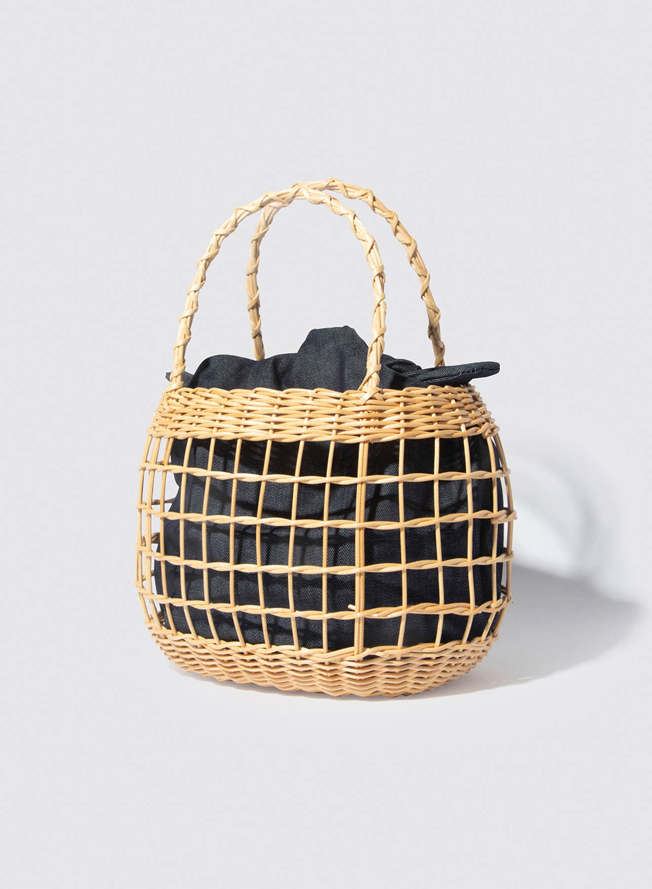 Maria la Rosa Wapiti Basket Korbtasche Natur Stroh