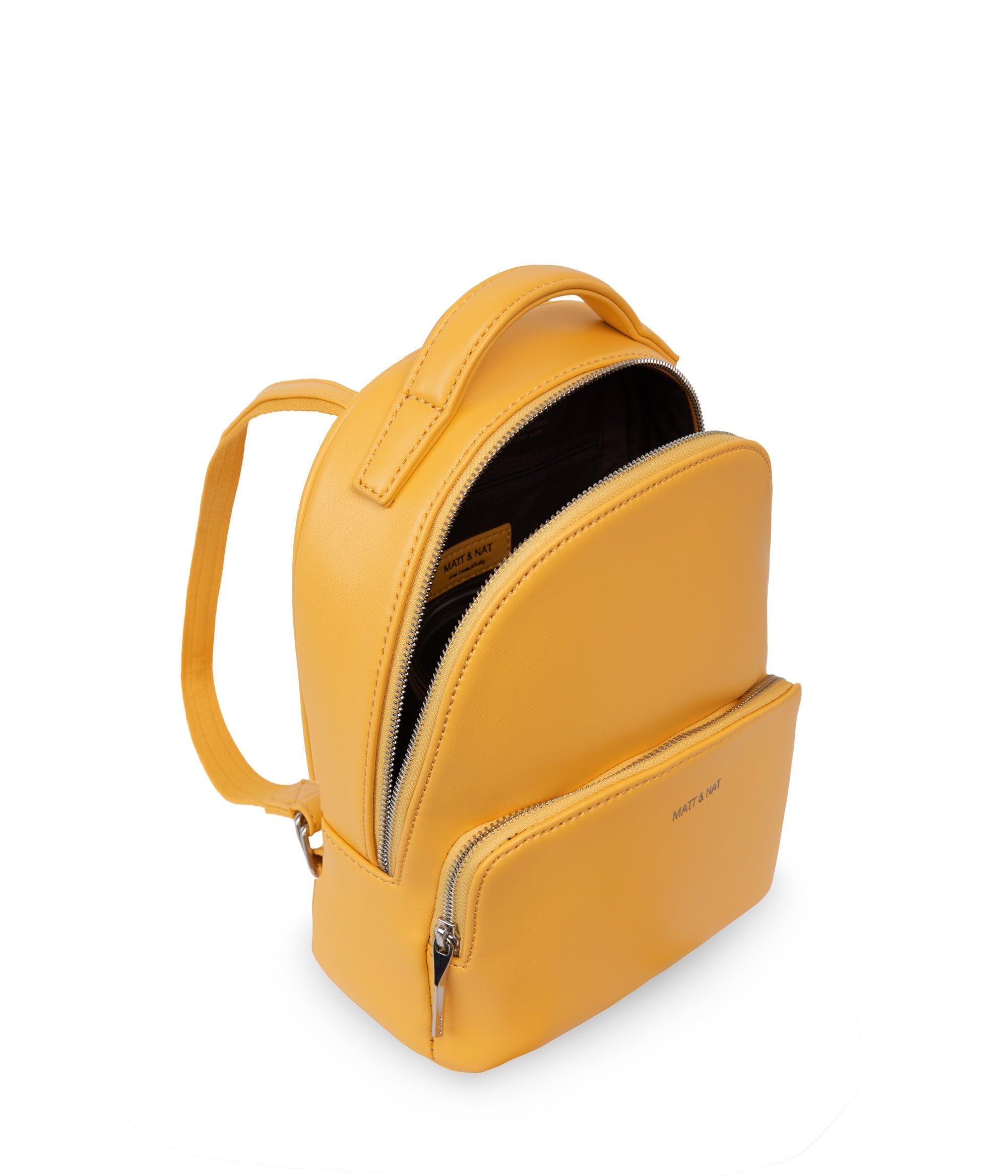 Matt & Nat Carosm Loom Rucksack Klein Schwarz vegan