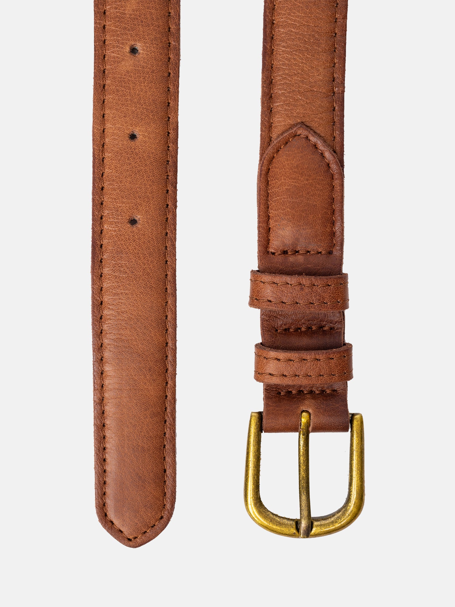 RE:DESIGNED Hyas Gürtel Walnut 90 cm Vollleder