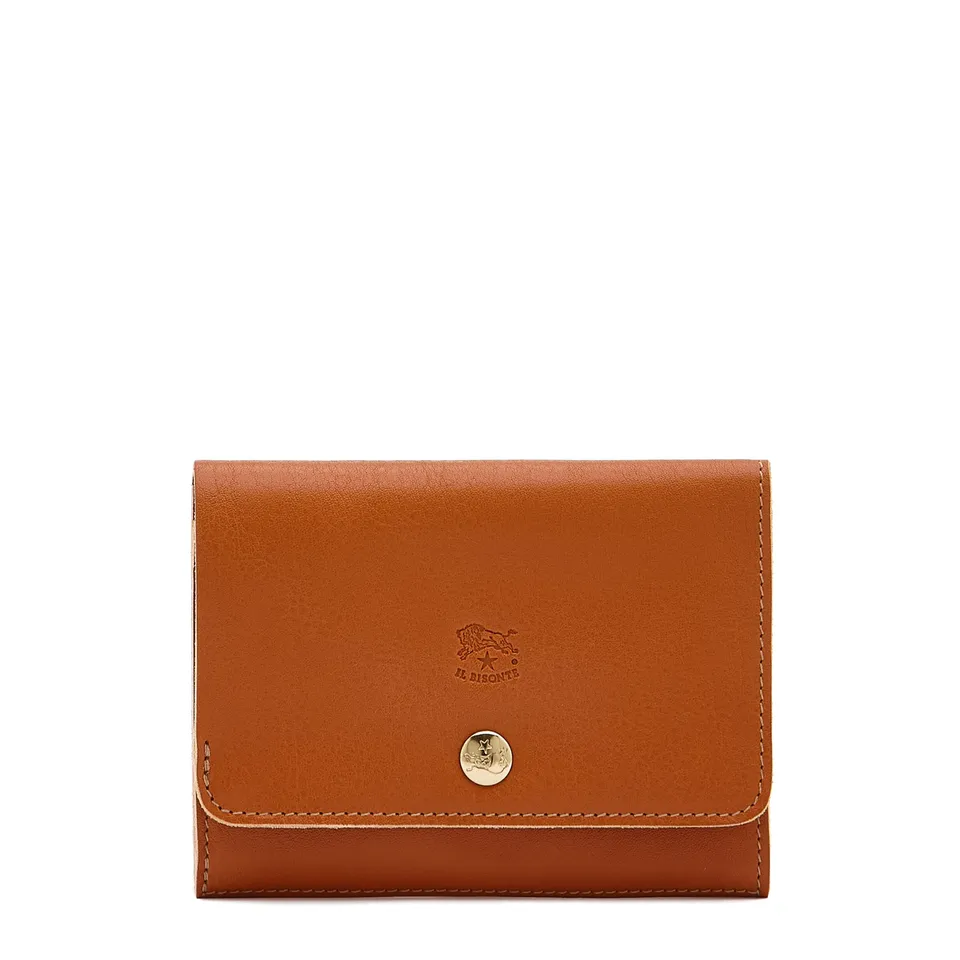 Il Bisonte Alberese Portemonnaie Caramello Leder