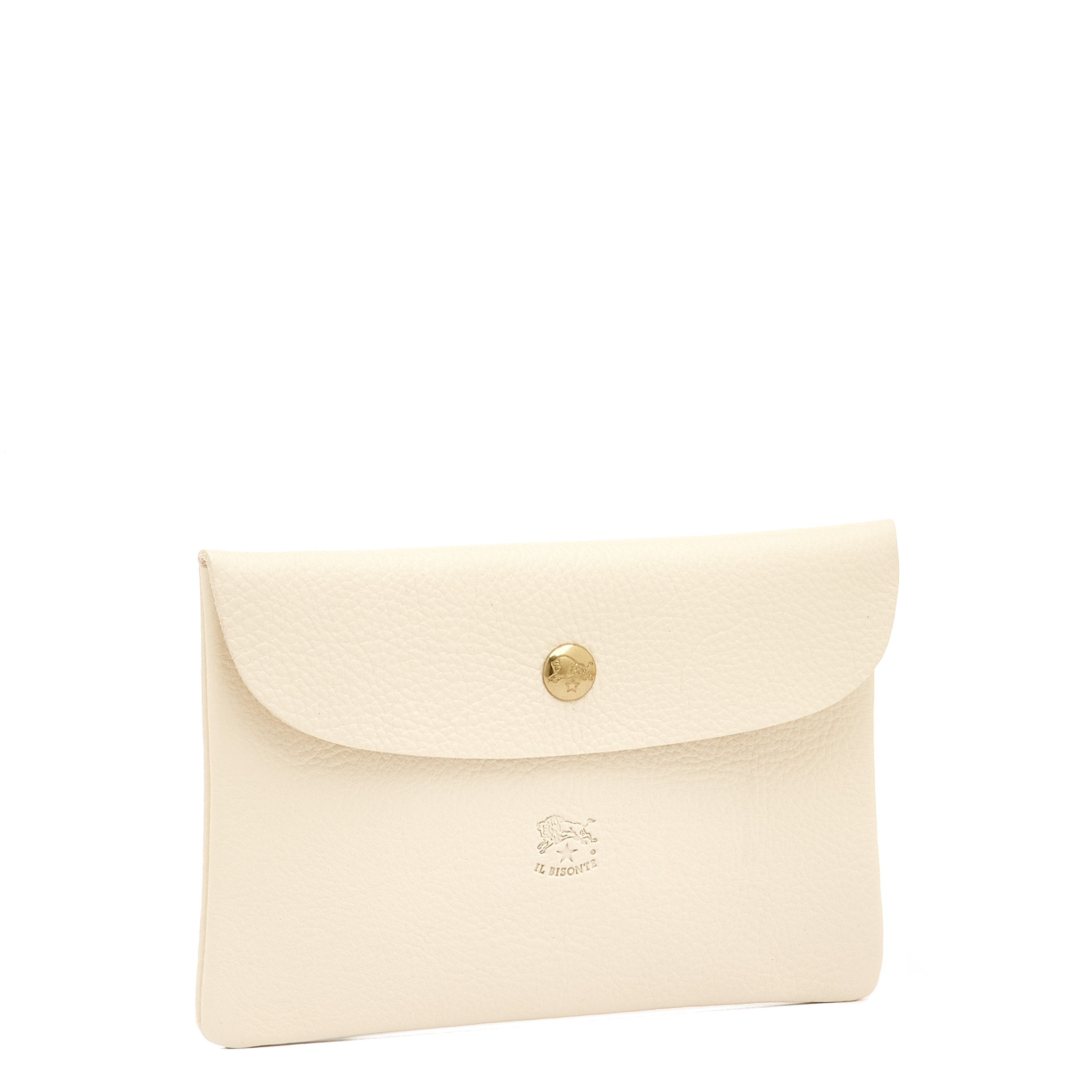 Il Bisonte Lederbeutel Latte Vollleder Klein