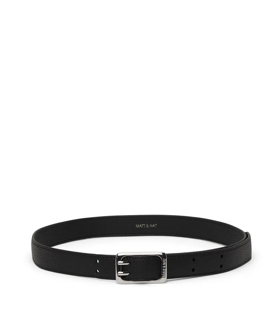 Matt & Nat Zana Gürtel Schwarz Purity vegan 2,5 cm