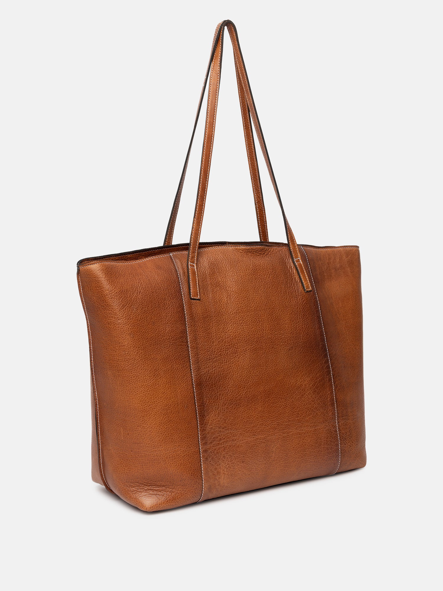 RE:DESIGNED Malou Big Shopper Walnut Vollleder