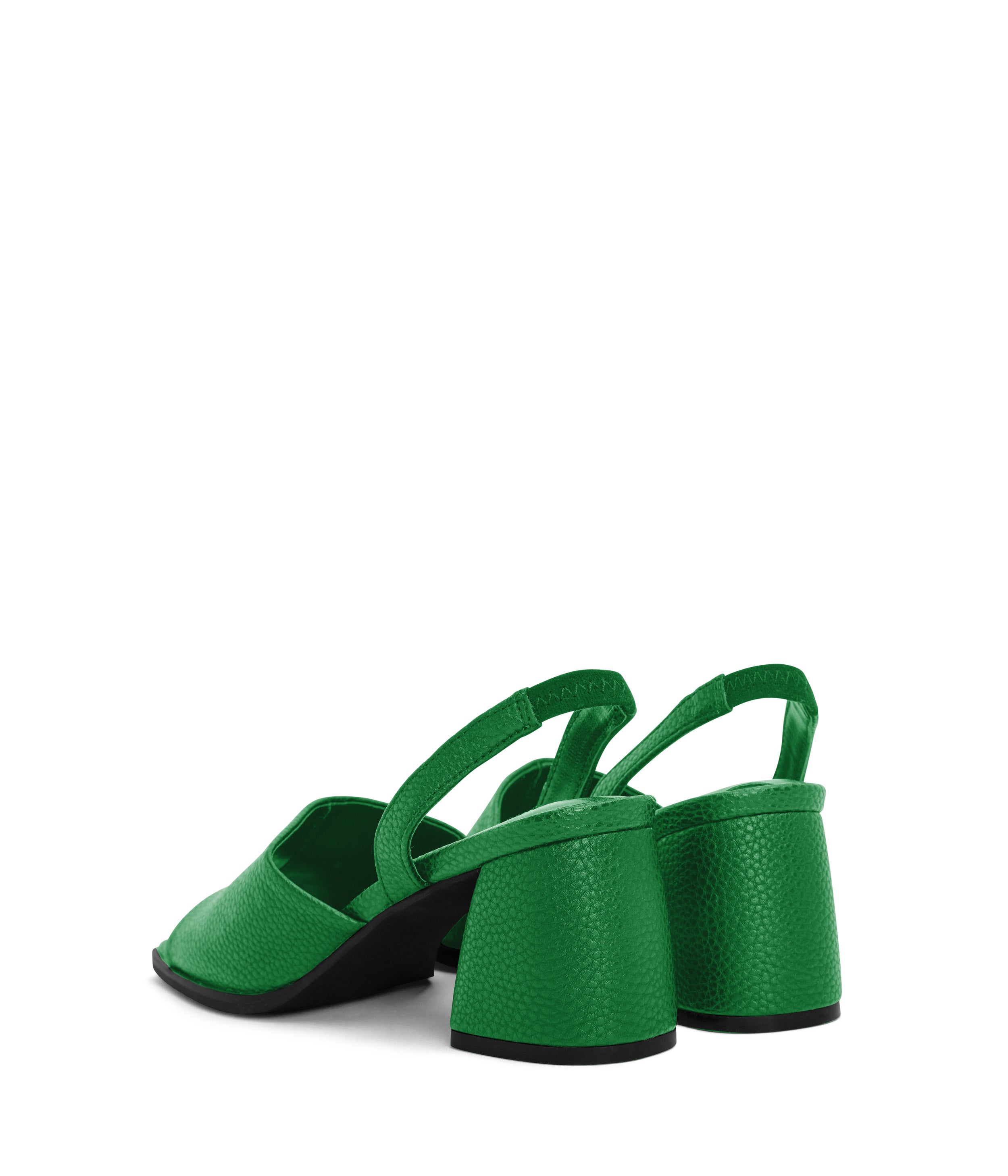Matt & Nat Plume Sandalen Schwarz Blockabsatz vegan