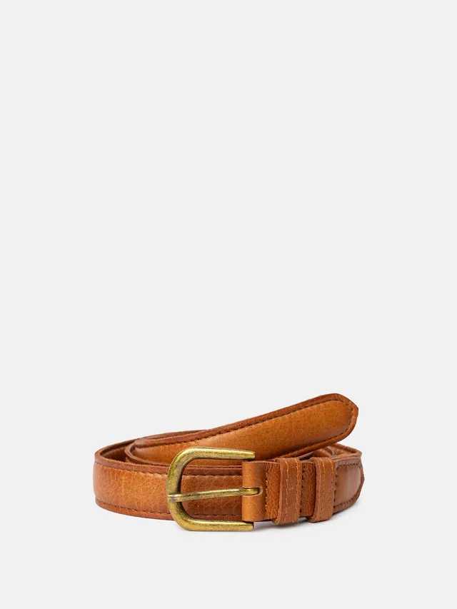 RE:DESIGNED Hyas 5569 Gürtel Burned Tan Leder