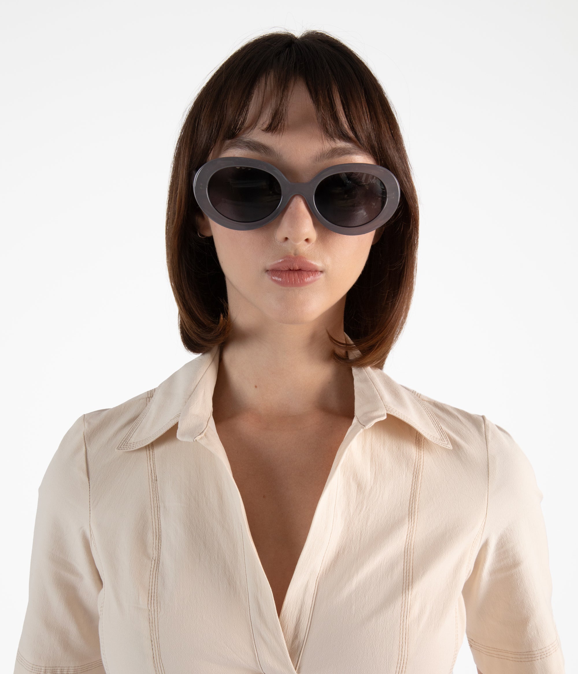 Matt & Nat Luna Aviator Sonnenbrille Grau recycelt