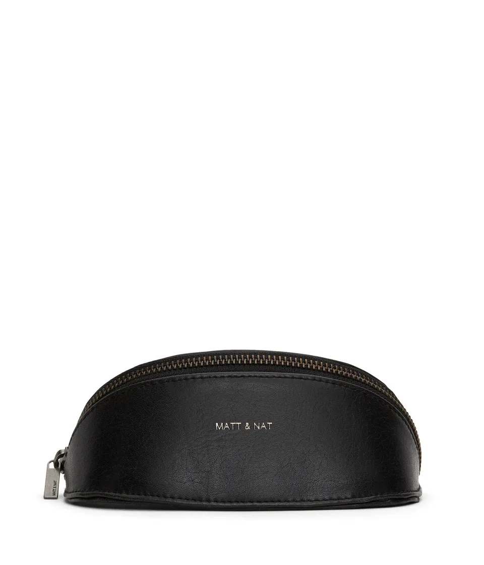 Matt & Nat Solar Vintage Brillenetui Black Reiverschluss