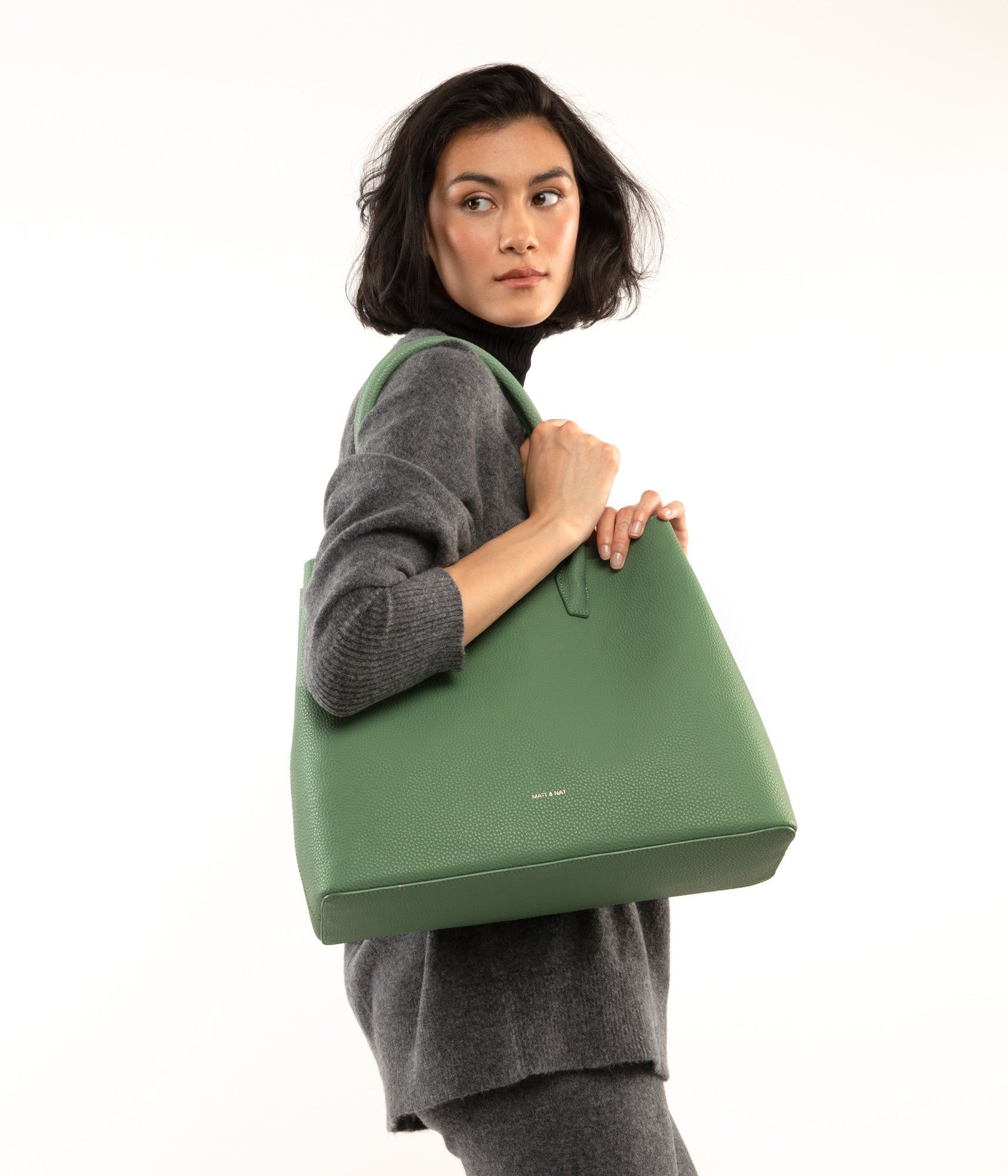 Matt & Nat Purity Krista Handtasche Schwarz groß
