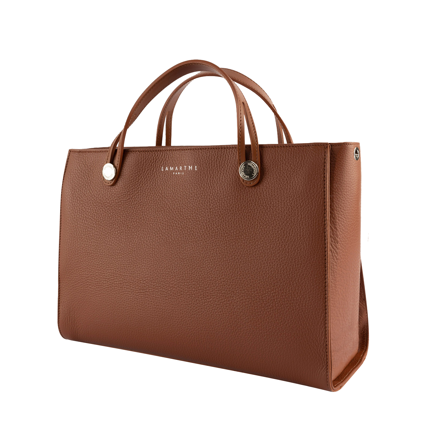 Lamarthe Fidele Handtasche Cognac Vollleder