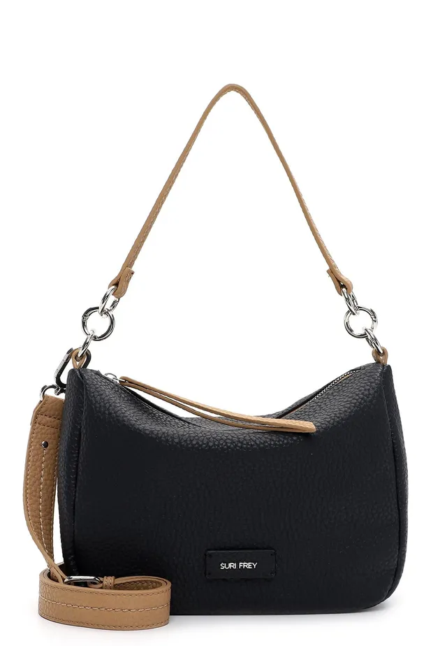 SURI FREY Batty Schultertasche Blau mit Reissverschluss