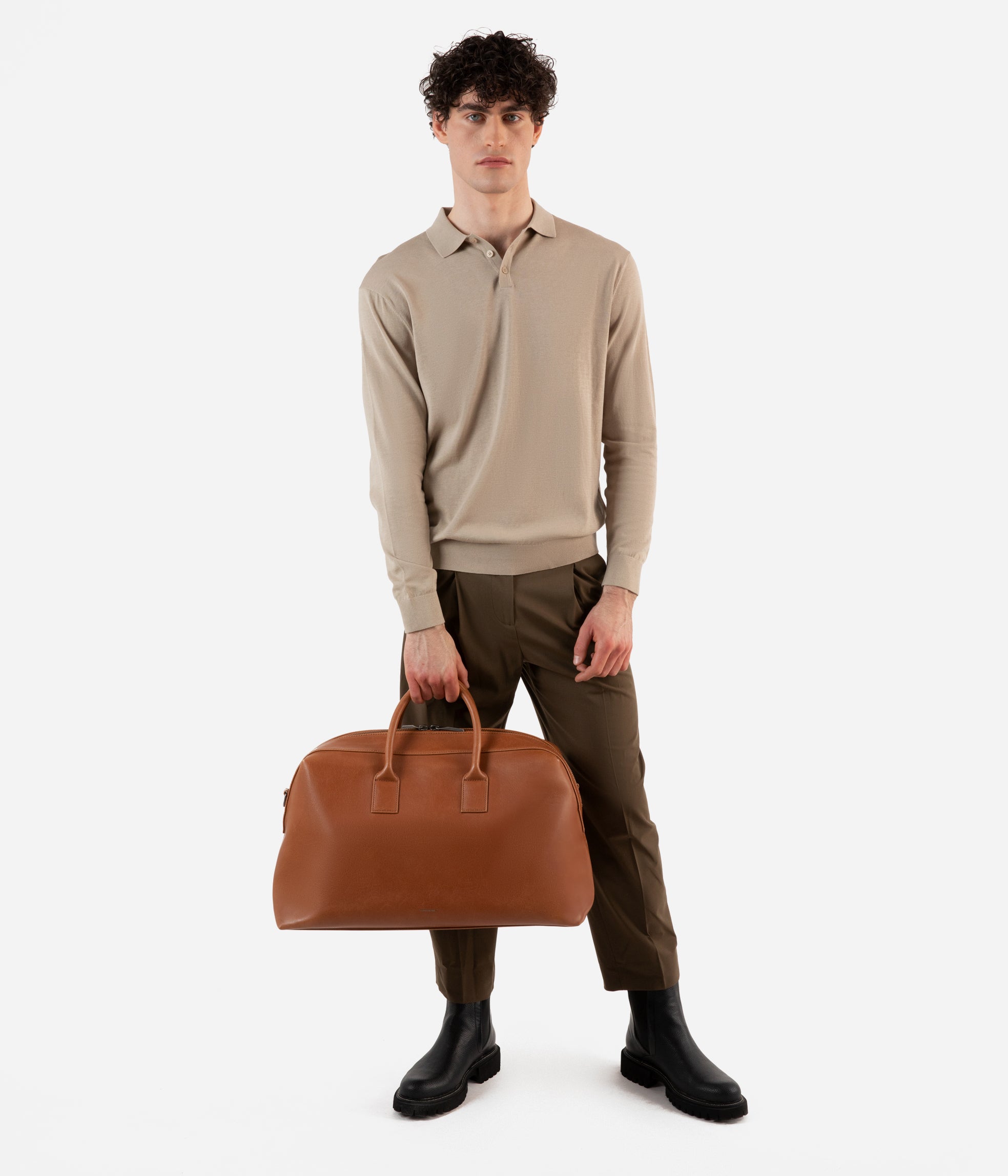 Matt & Nat Andro Vintage Weekender Schwarz vegan