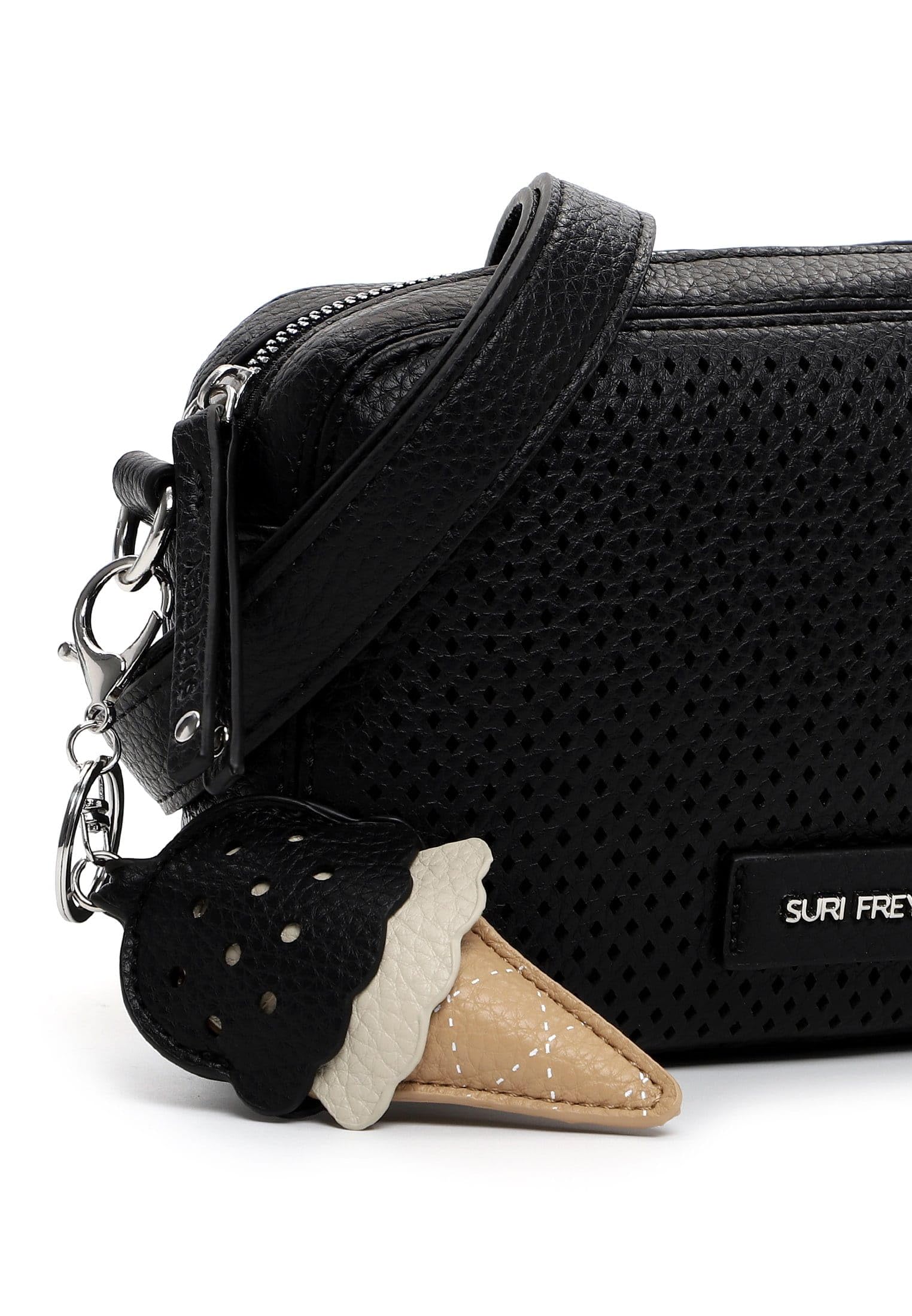 SURI FREY Cilly Crossbody Umhängetasche Schwarz 21cm
