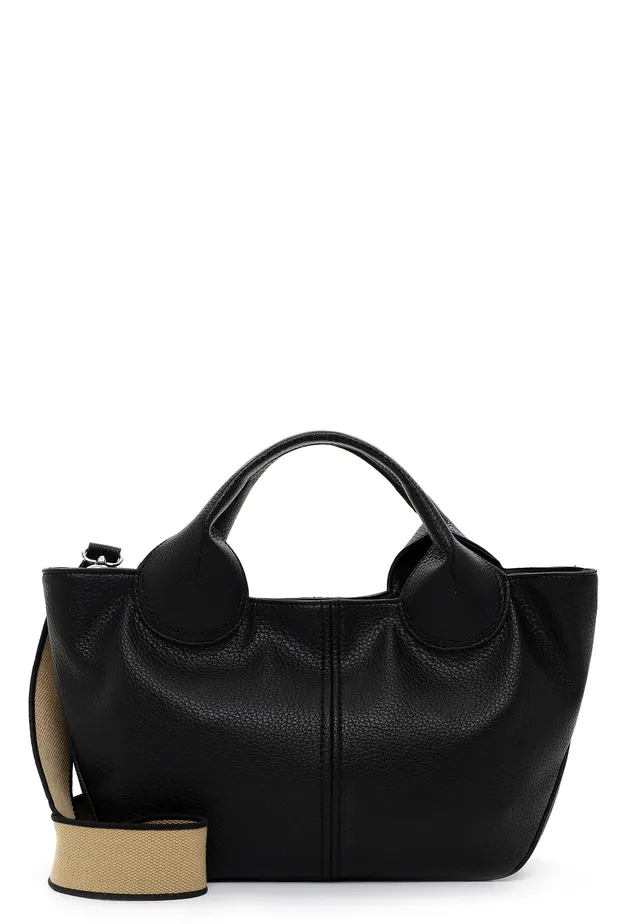 SURI FREY Nessy Cityshopper M Schultertasche schwarz Riemen