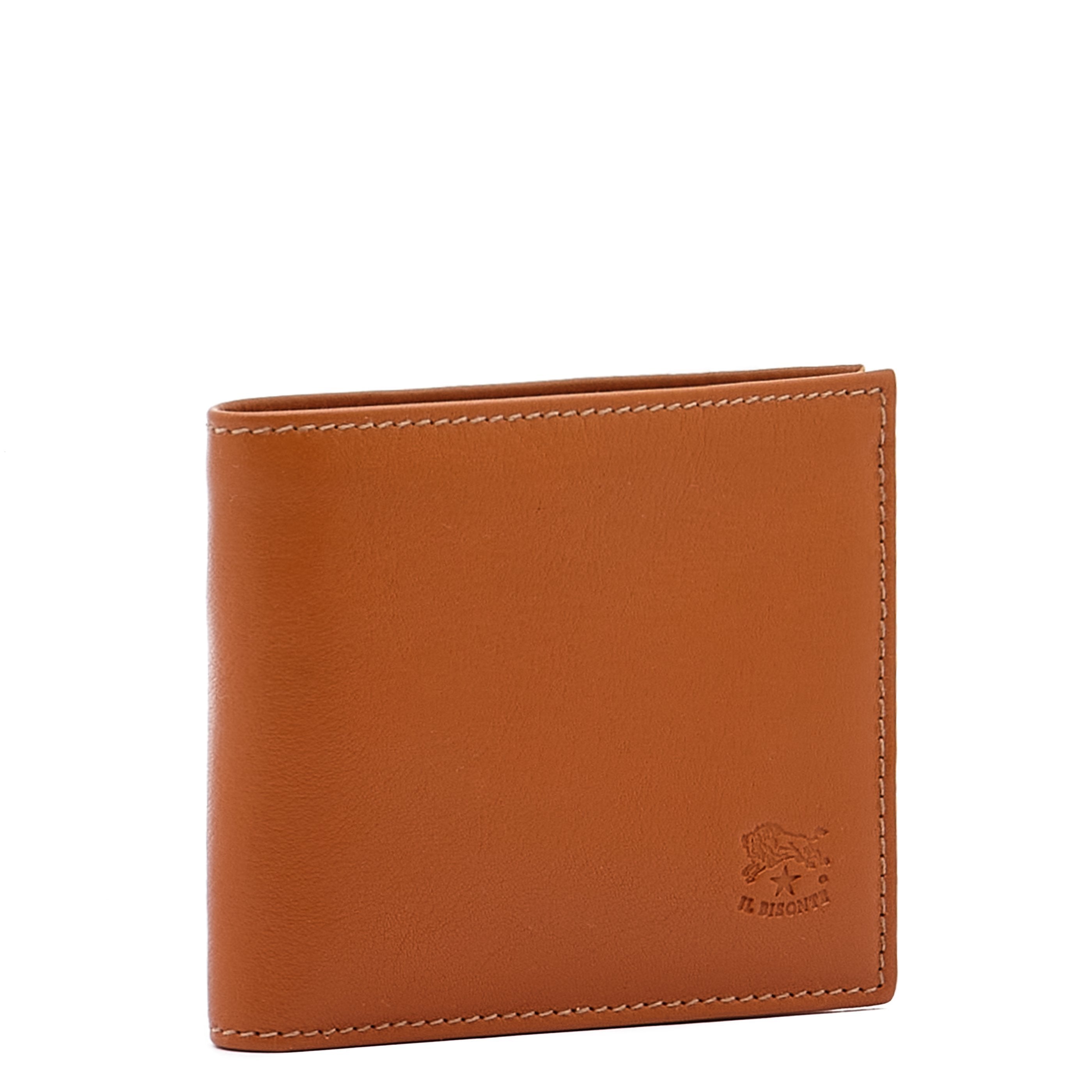 Il Bisonte Portafoglio Geldbörse Karamell Vollleder Bifold