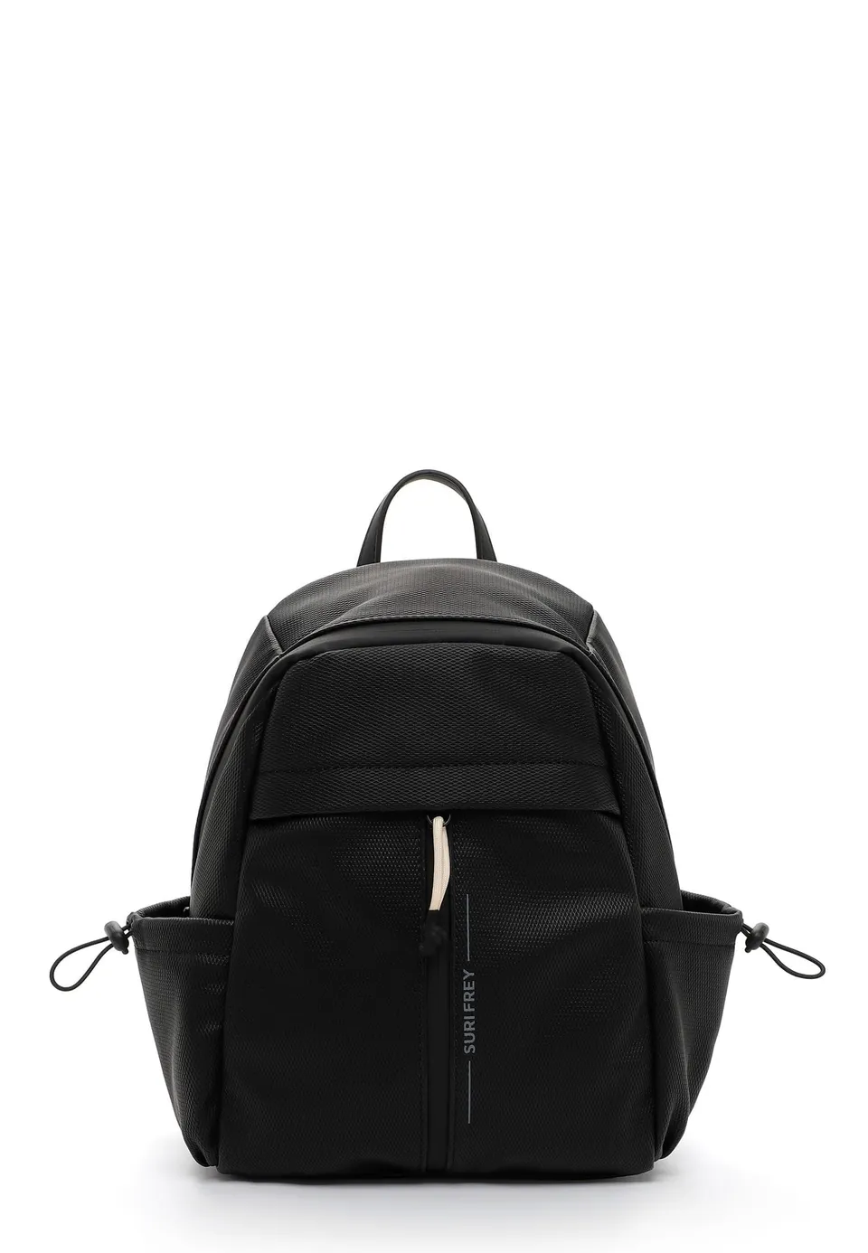 SURI FREY Cindy Backpack Rucksack Schwarz Wabe