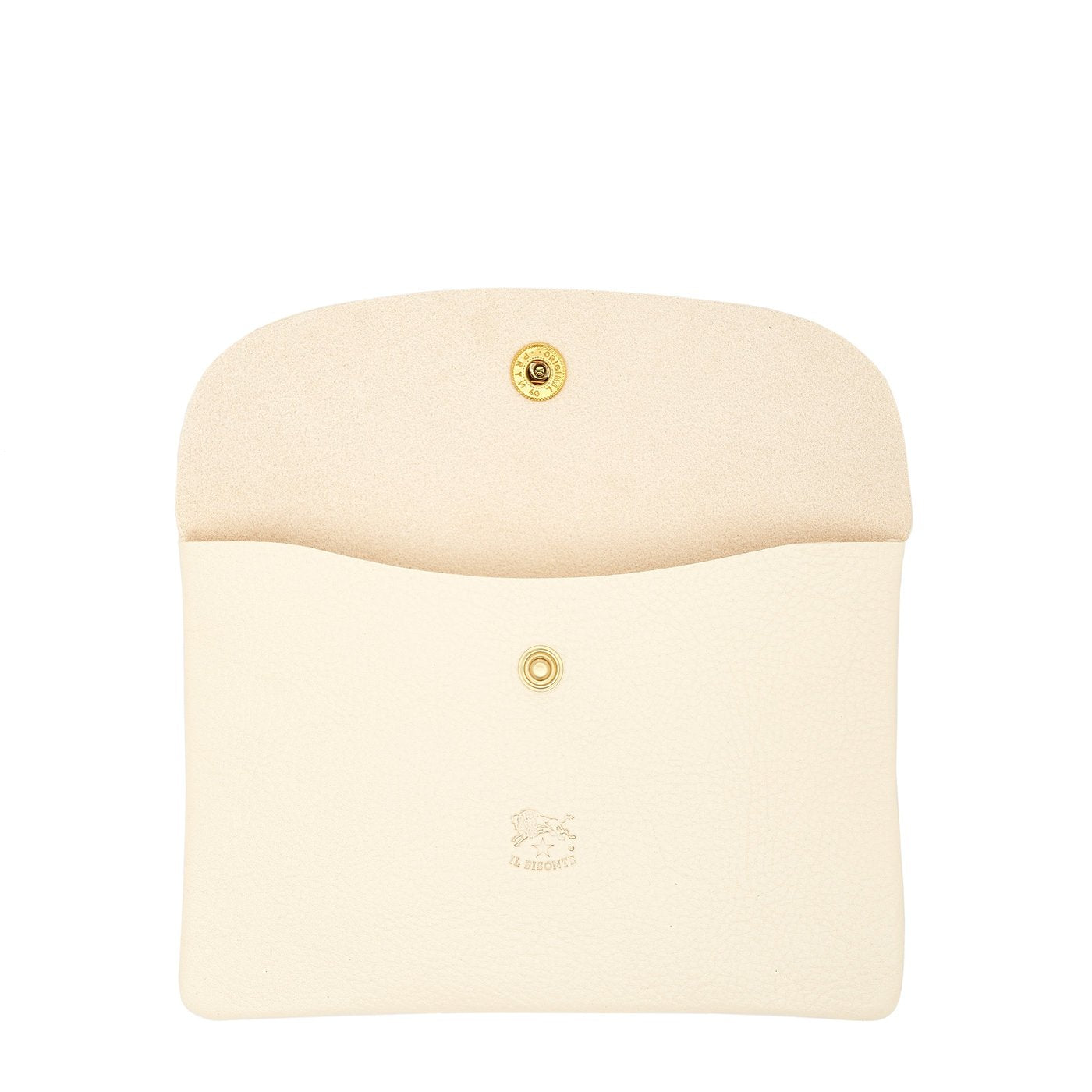 Il Bisonte Lederbeutel Latte Vollleder Klein
