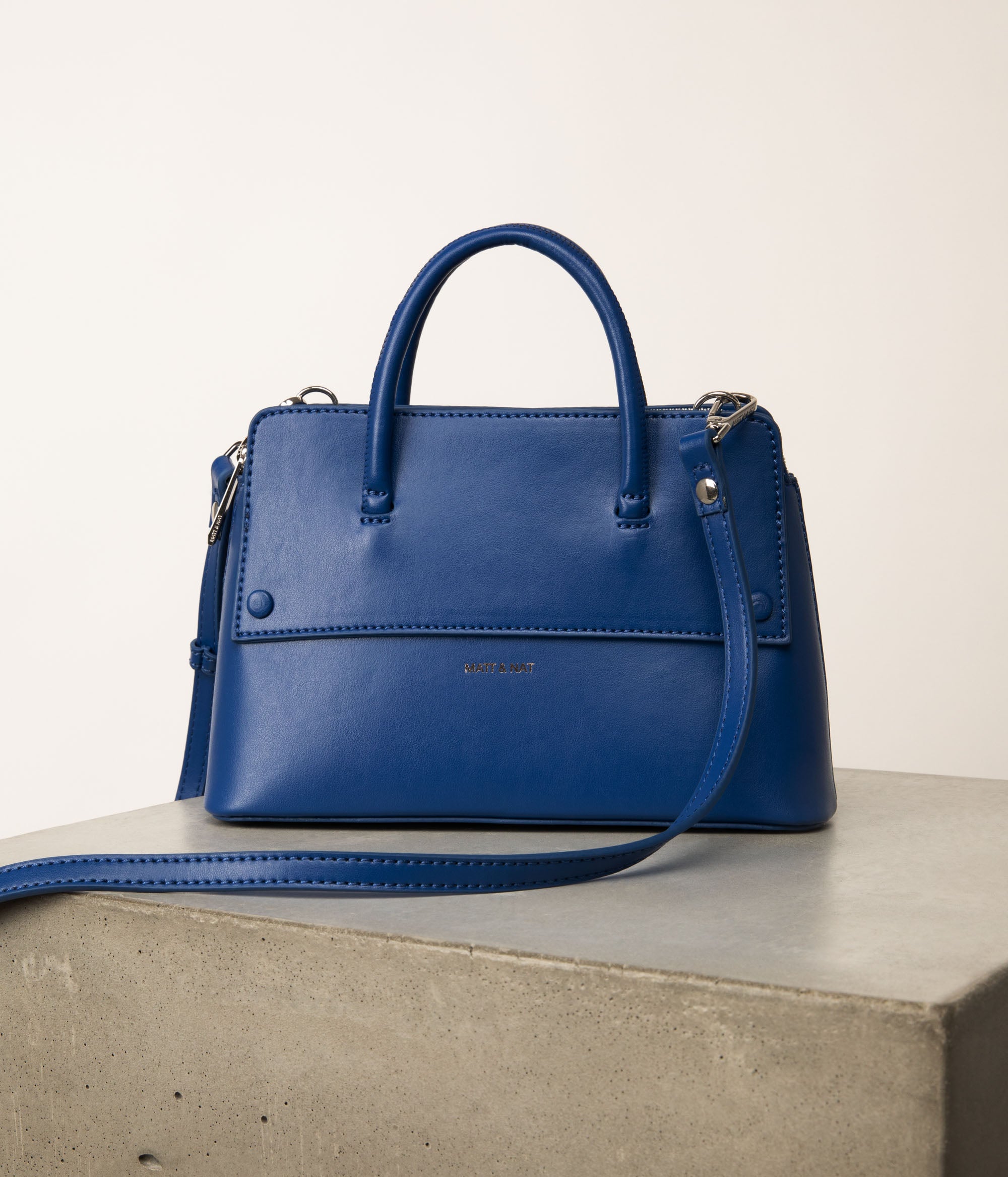 Matt & Nat Silva SM Satchel Schwarz Apfel vegan