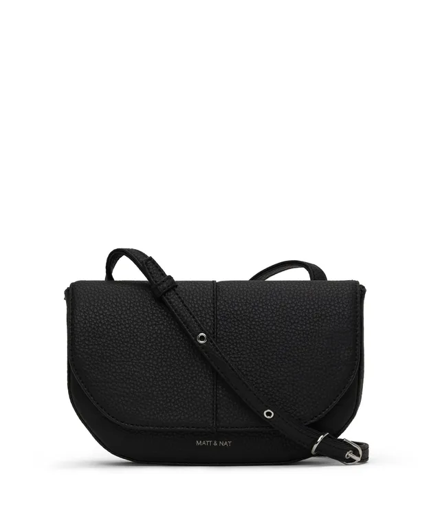 Matt & Nat Purity Buda Crossbody Schwarz vegan