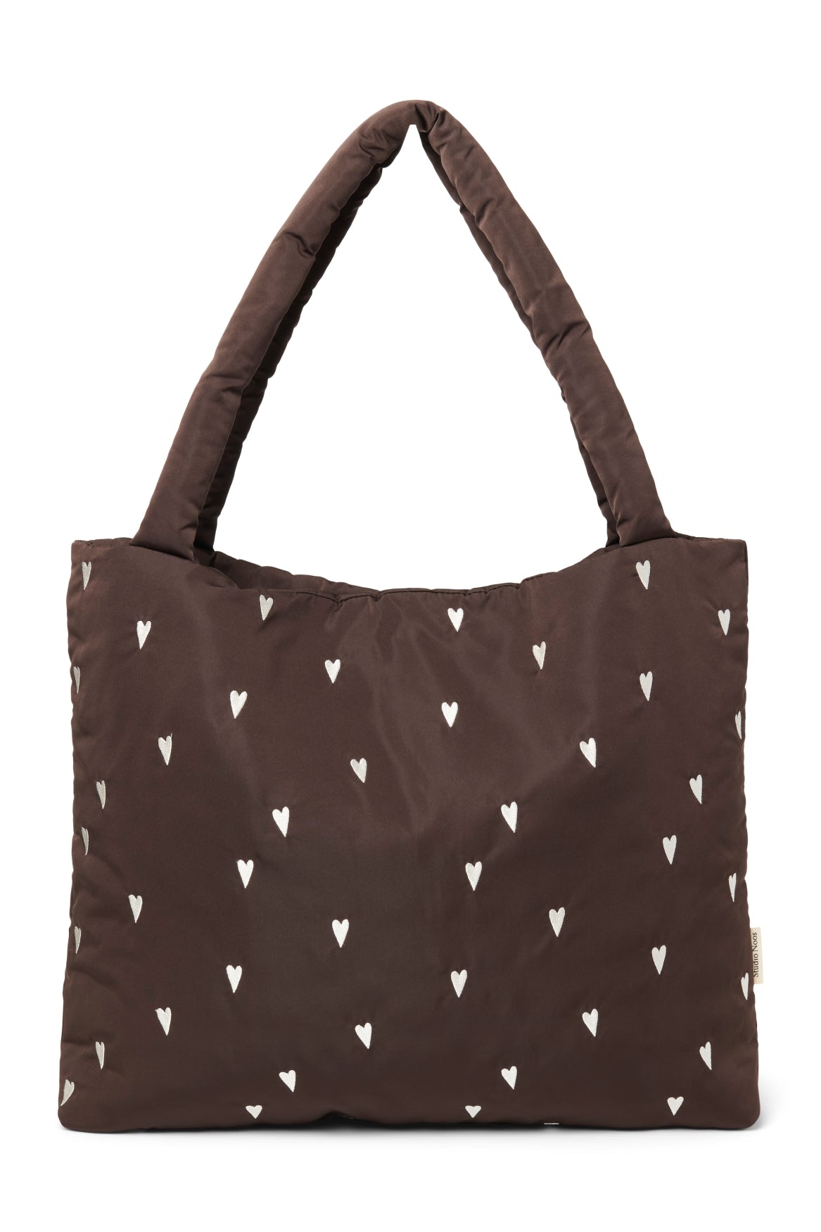 Studio Noos Classic Gift Set Brown Hearts Mom Bag + Pouch