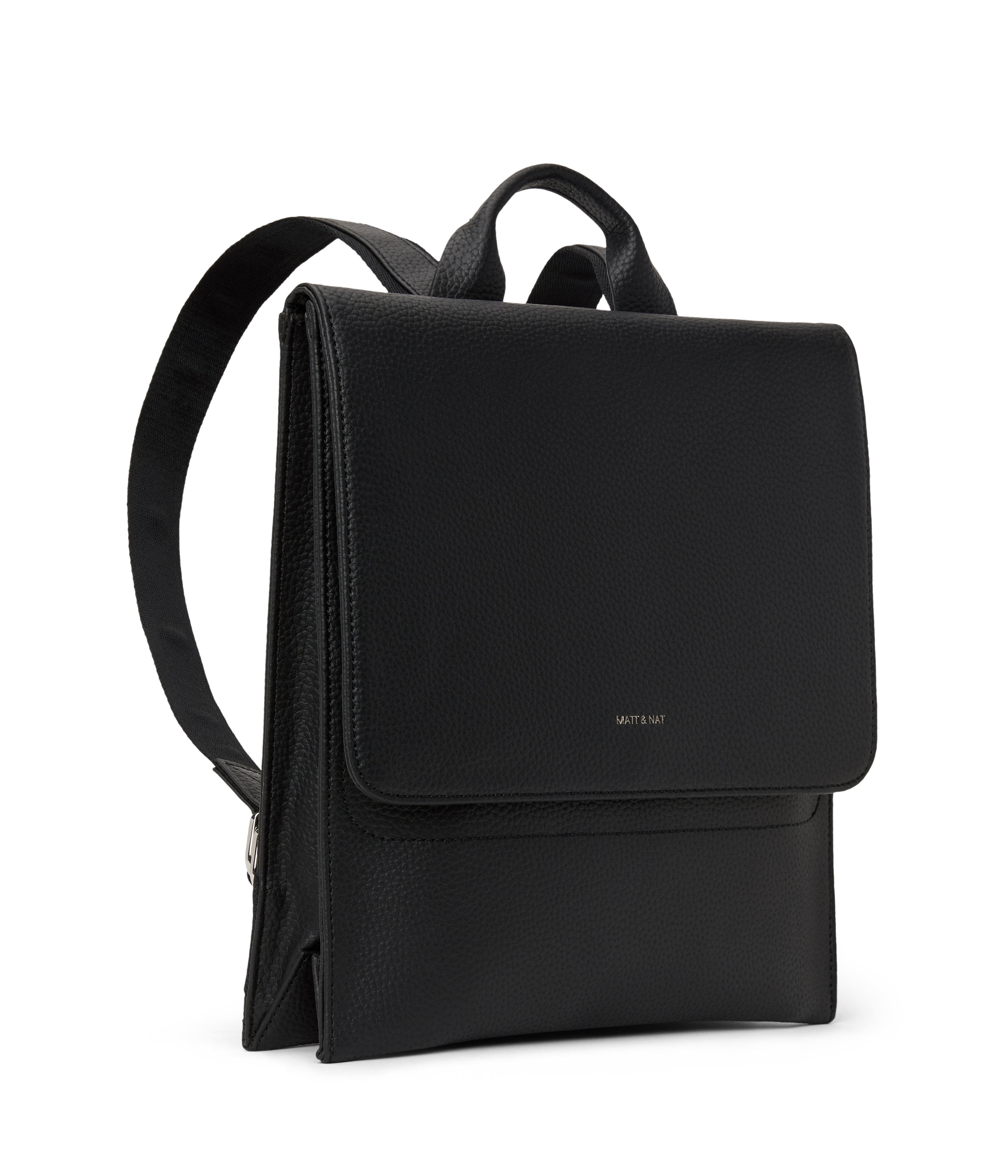 Matt & Nat MAVI Purity Rucksack schwarz vegan