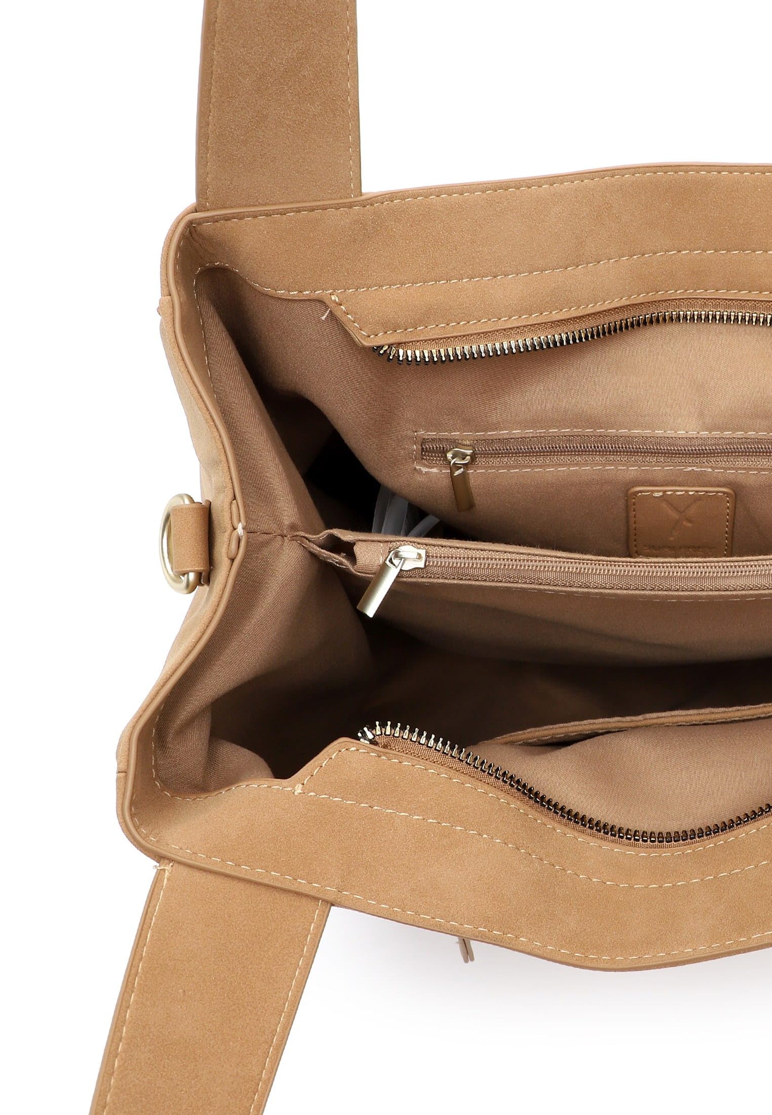 SURI FREY Christy 16974 Shopper Sahara Velour-Optik