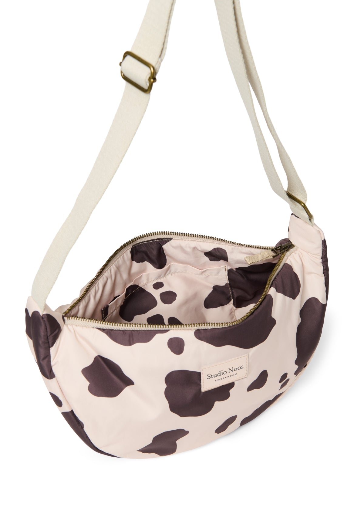 Studio Noos Puffy Bauchtasche Holy Cow Braun