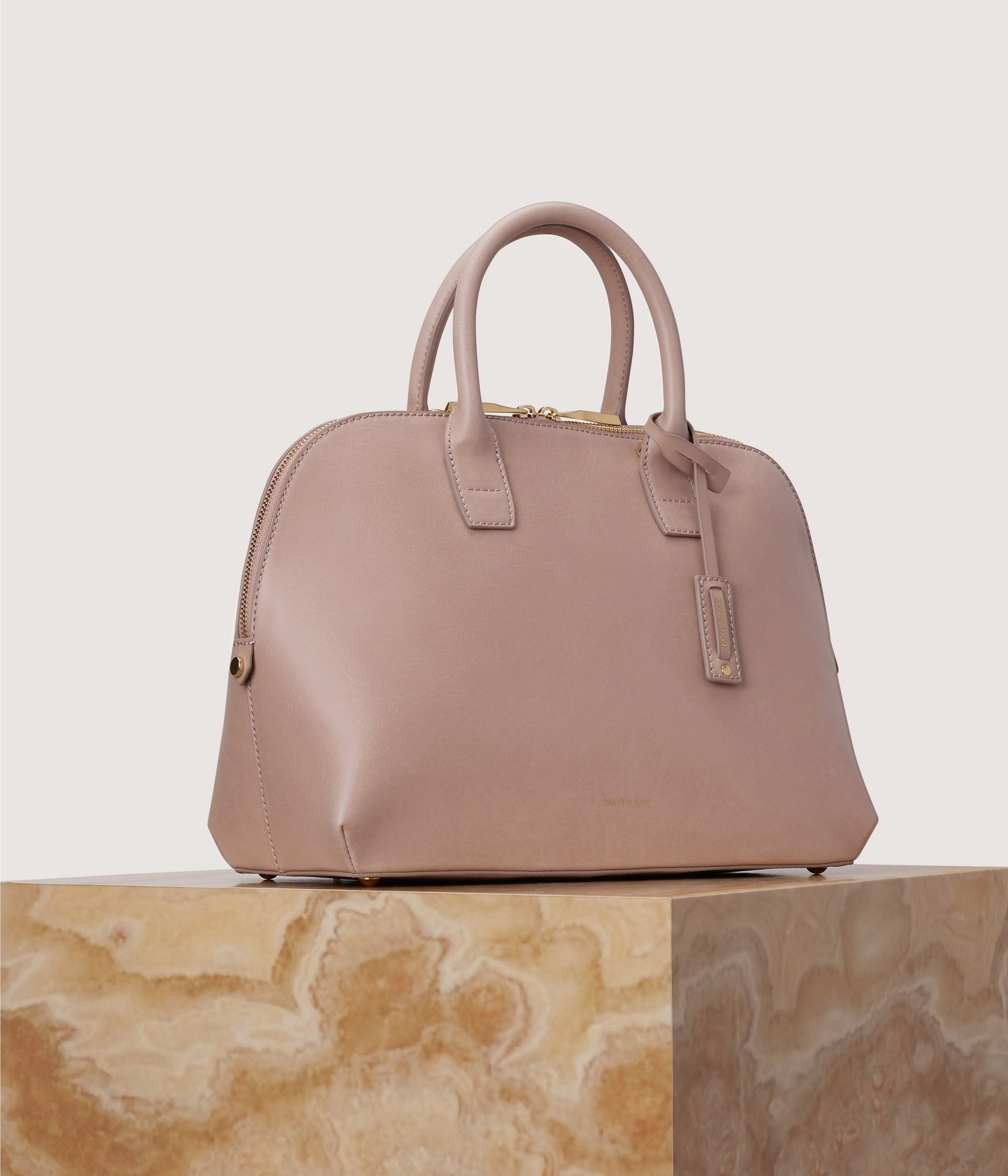 Matt & Nat Gessi Vintage Satchel Schwarz vegan