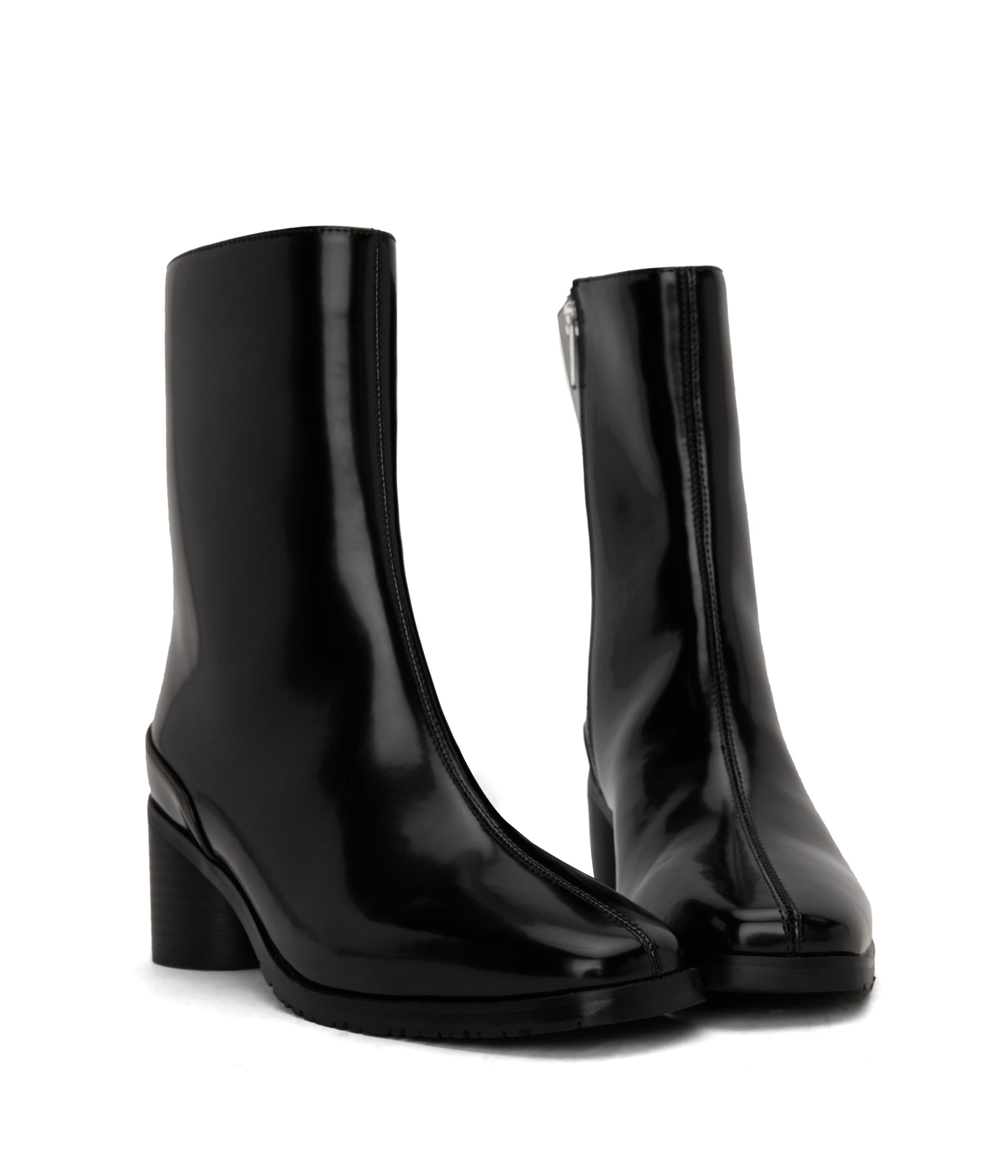 Matt & Nat LIAM Stiefeletten Schwarz vegan Absatz 6 cm