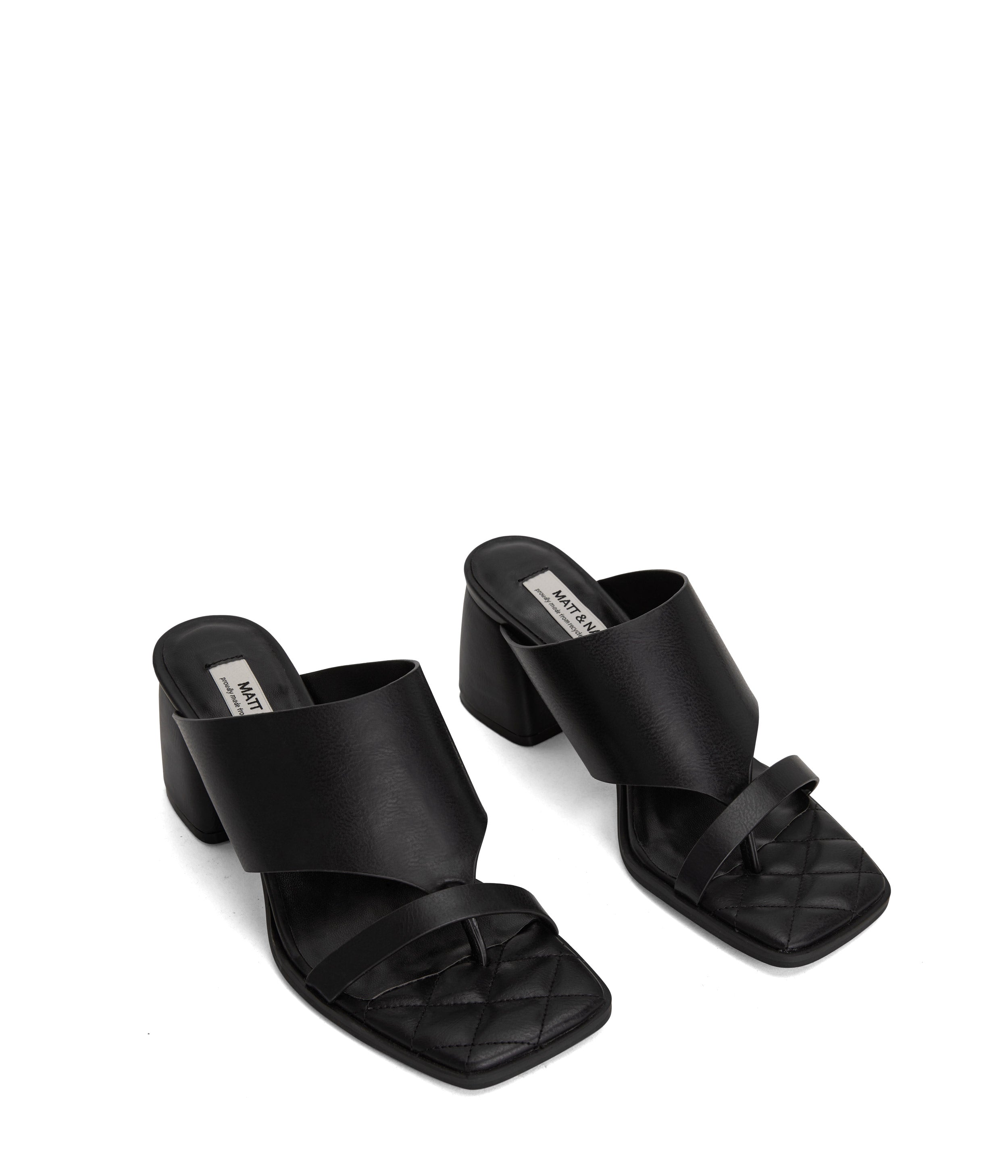 Matt & Nat Kitt Sandalen Schwarz Blockabsatz
