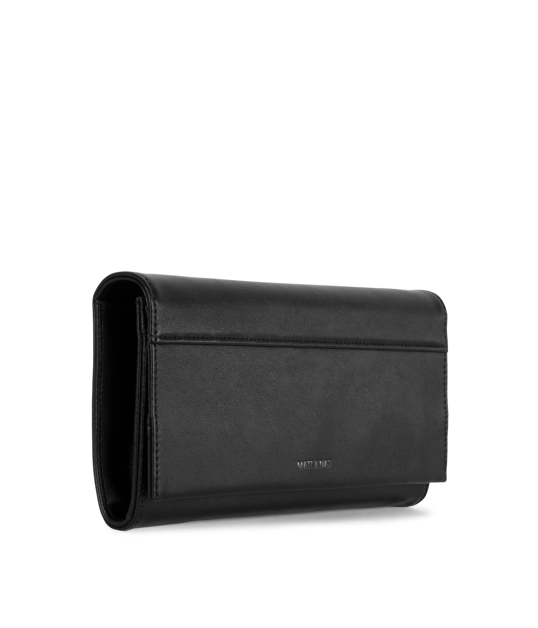 Matt & Nat Forum Lette Geldbörse-Umhängetasche Schwarz
