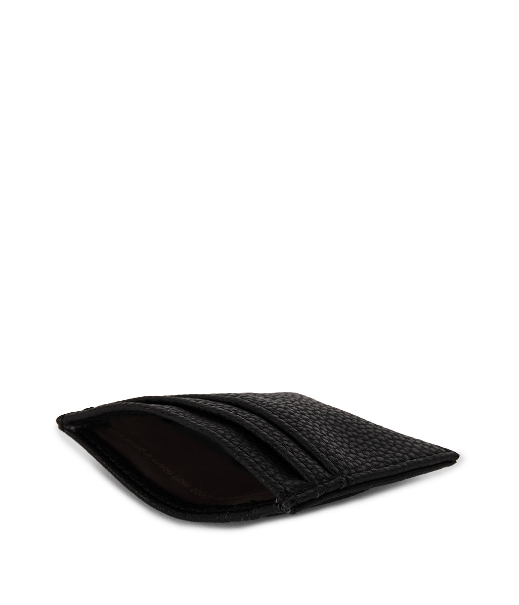 Matt & Nat Max Grain Kartenetui Schwarz 5 Fächer