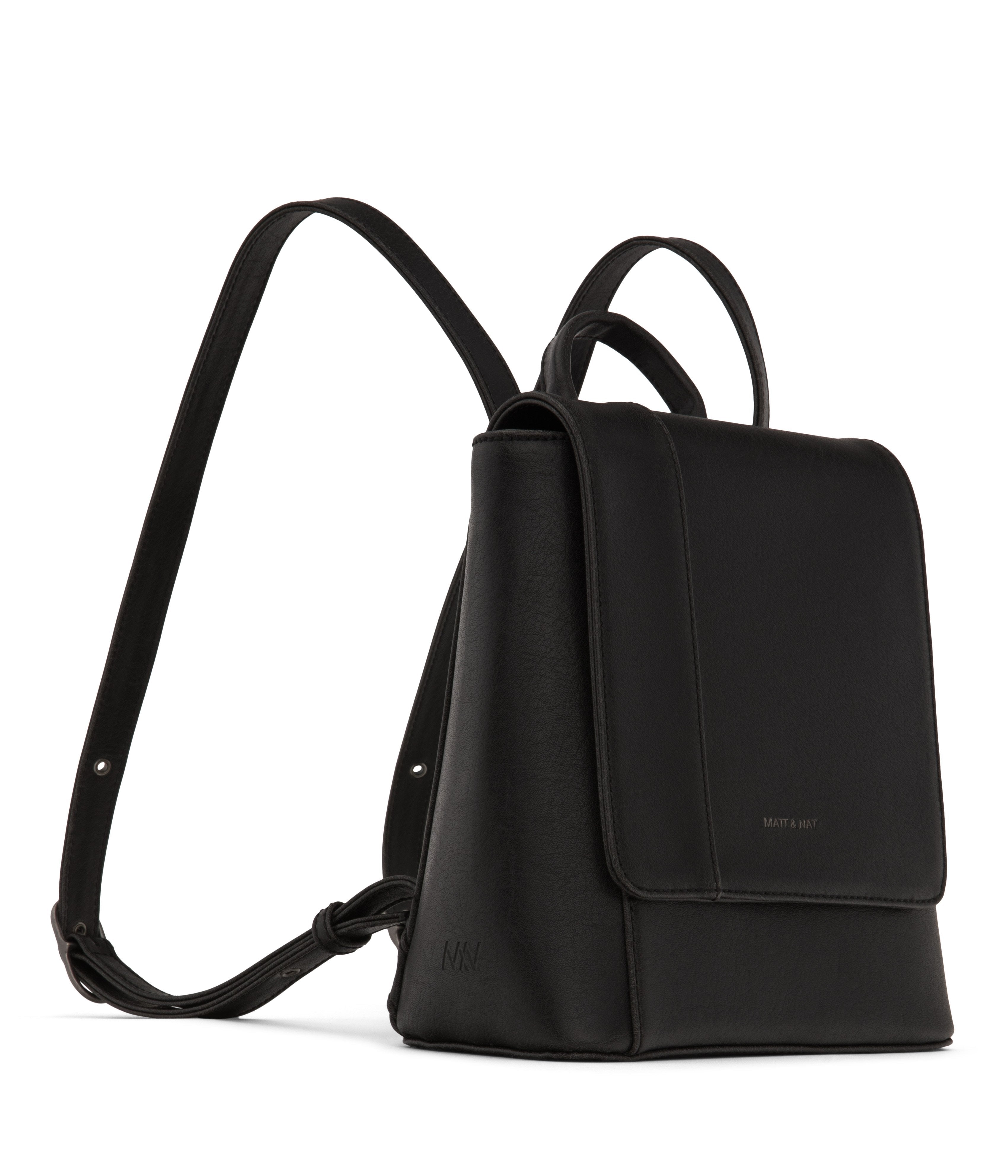Matt & Nat Deely Mini-Rucksack Vintage schwarz vegan