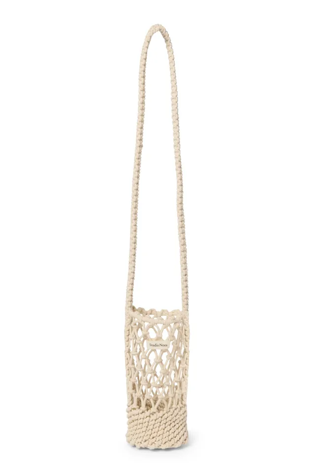 Studio Noos Macramé Bottle Bag Flaschentasche Natural