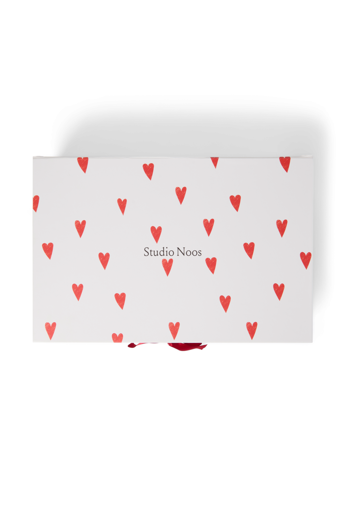 Studio Noos Classic Teddy Geschenkset Brown Hearts Tasche