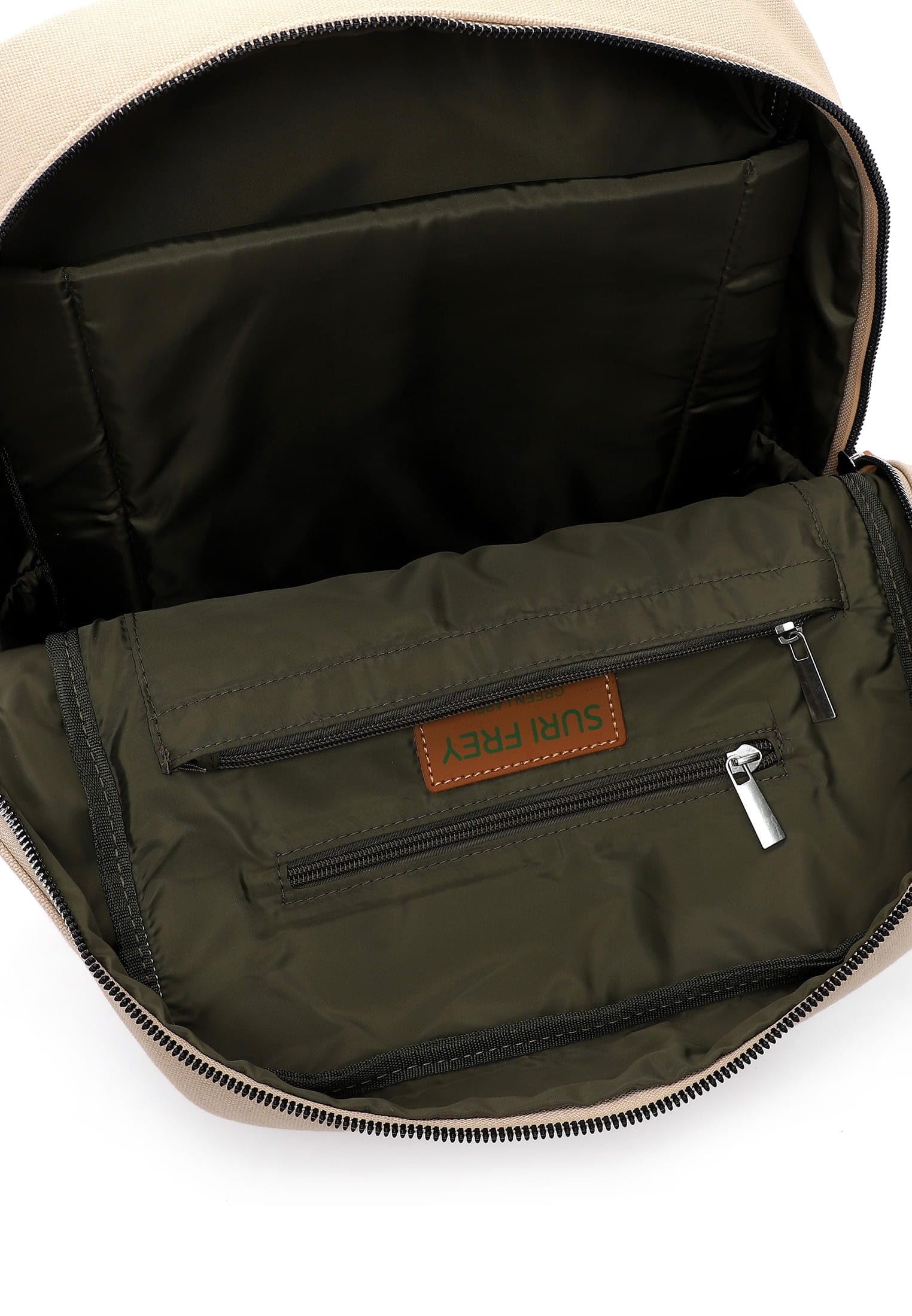 SURI FREY Milly Rucksack Sand Laptopfach 28 cm