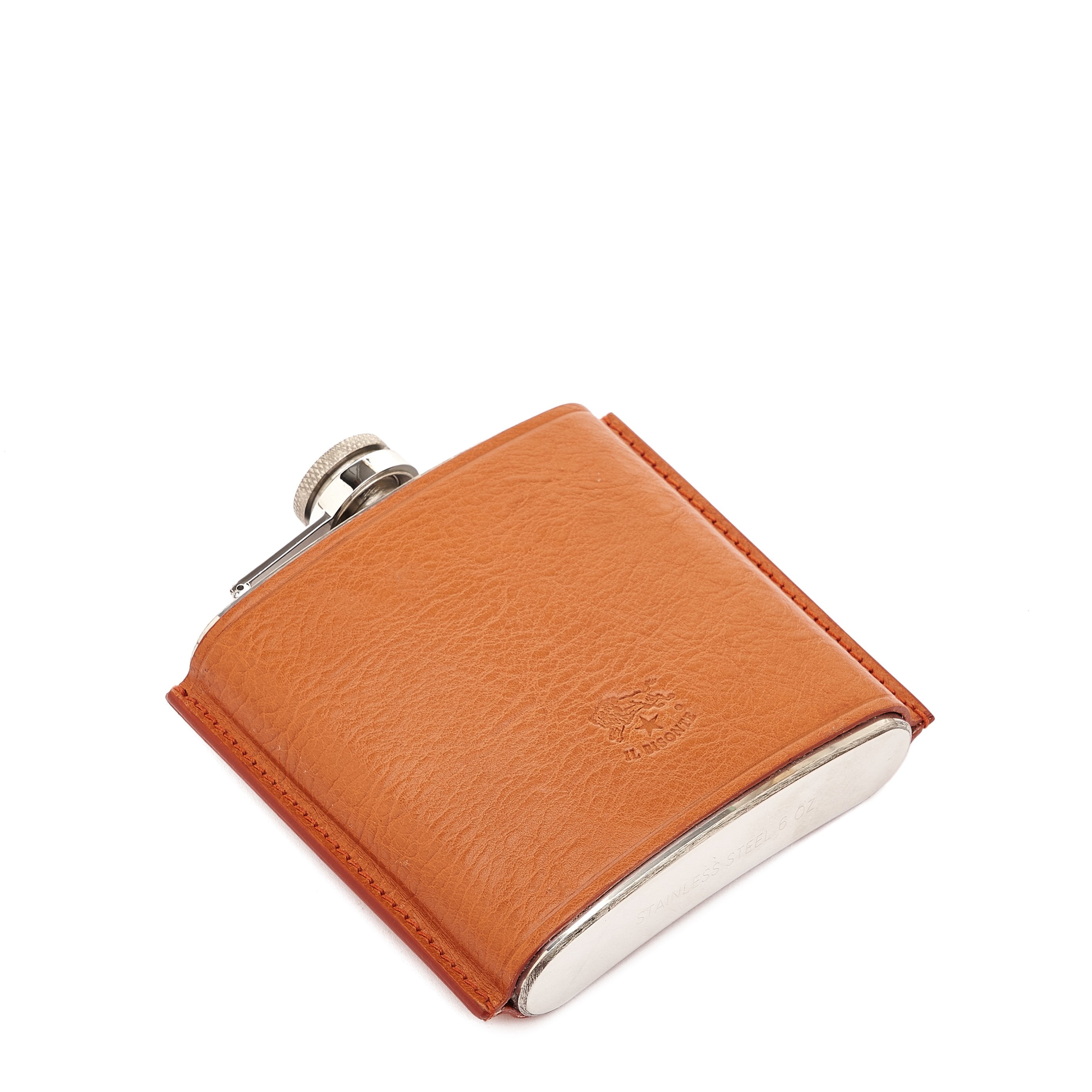 Il Bisonte Home Flachmann Vollleder karamell