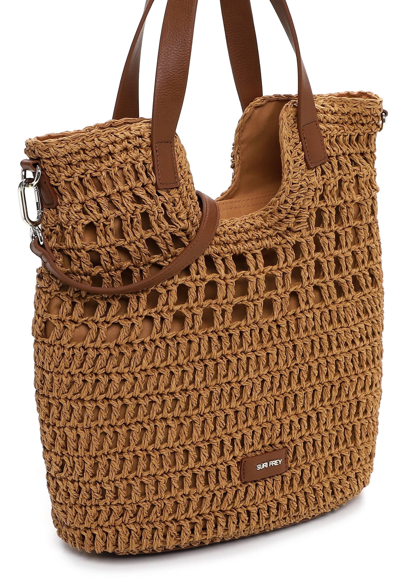 SURI FREY Marley Cityshopper Shopper Cognac Bast