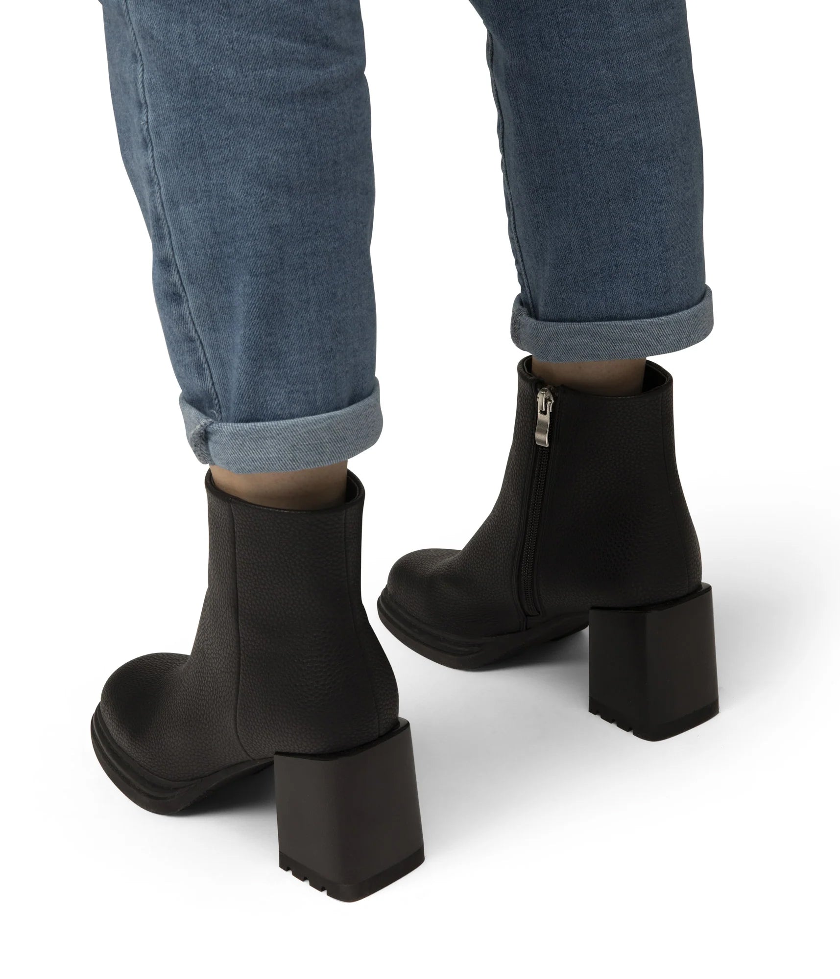 Matt & Nat SIVAN Damen Stiefeletten Schwarz 7,6 cm Absatz