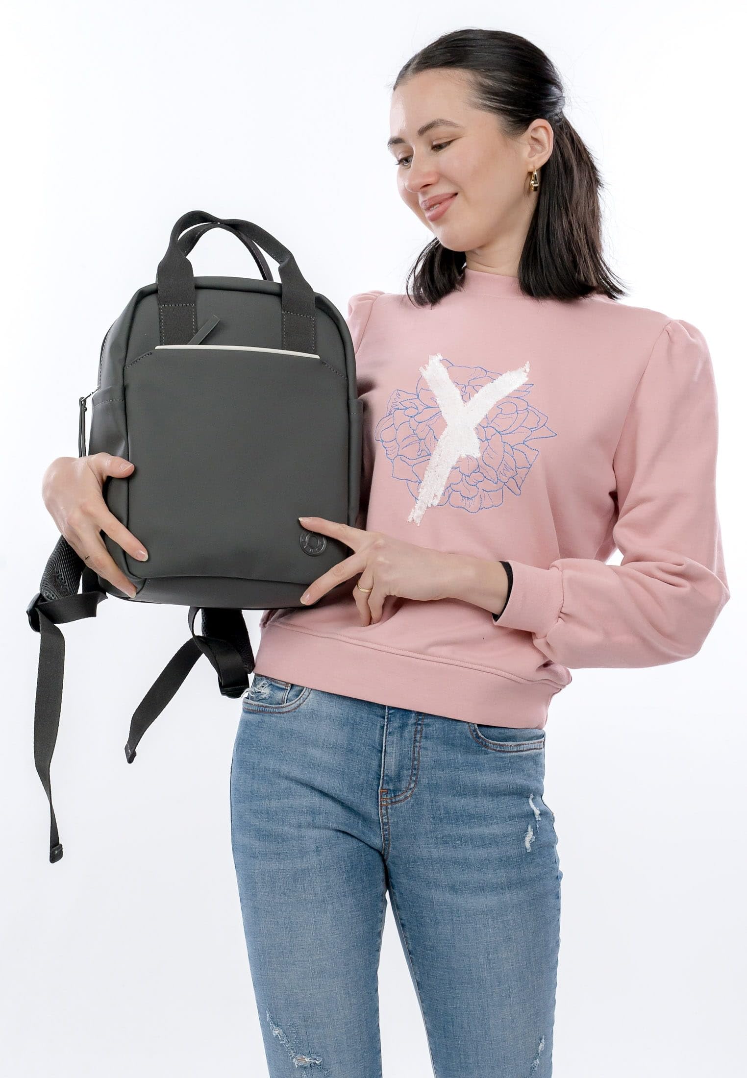 SURI FREY SFY Besty 14641 Rucksack Dunkelgrau vegan
