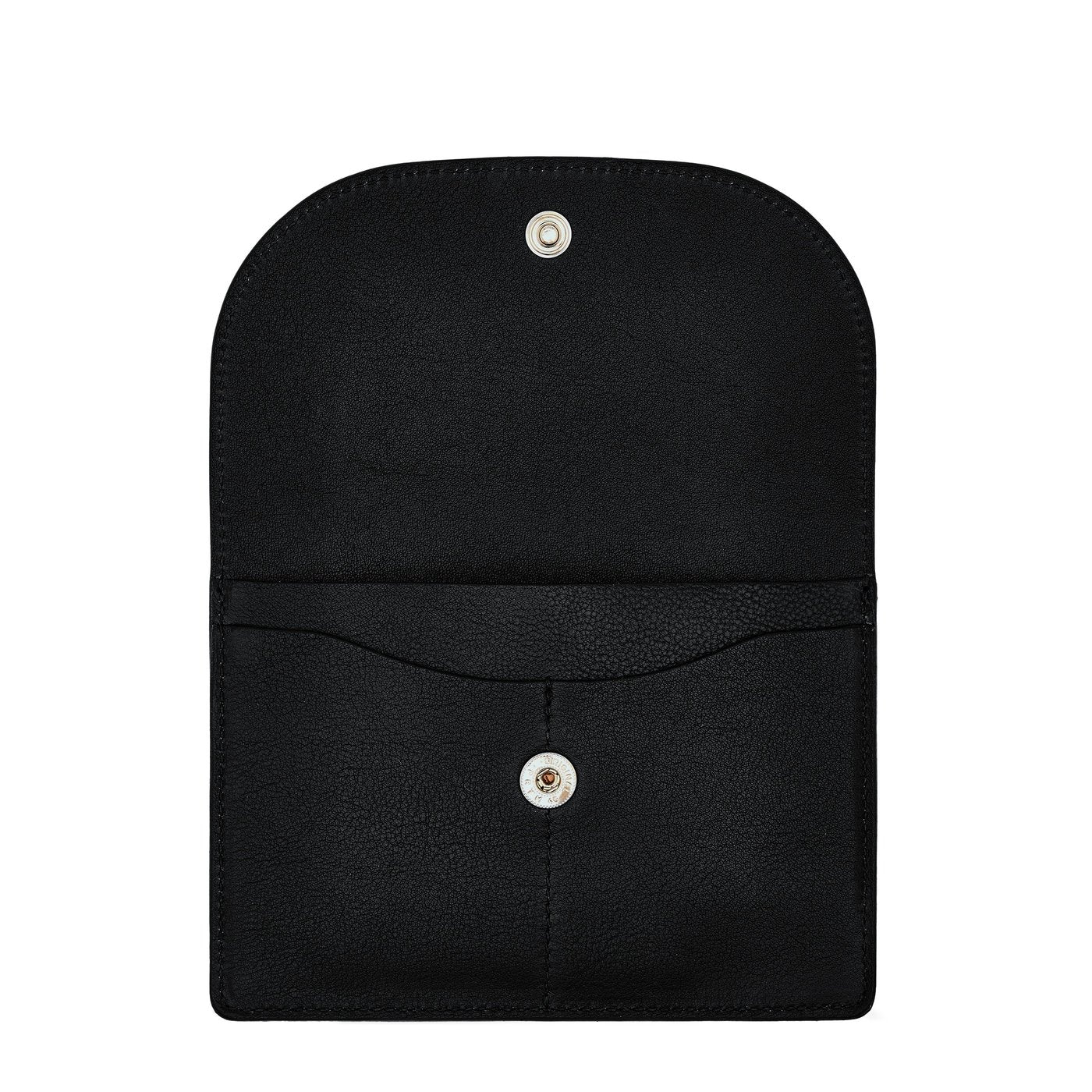Il Bisonte Linea 1990 Herren-Clutch Schwarz Vollleder
