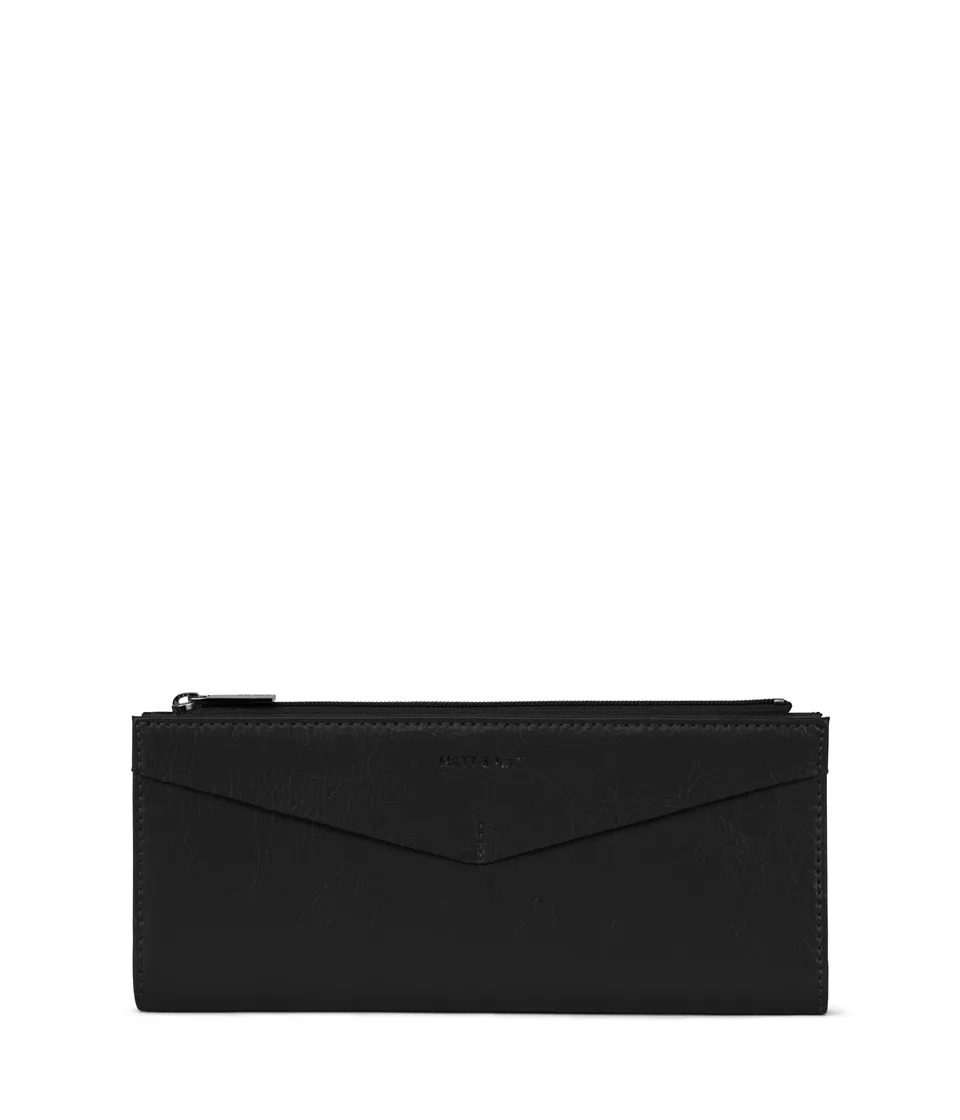 Matt & Nat Theme Rome Bifold Schwarz Kartenfächer