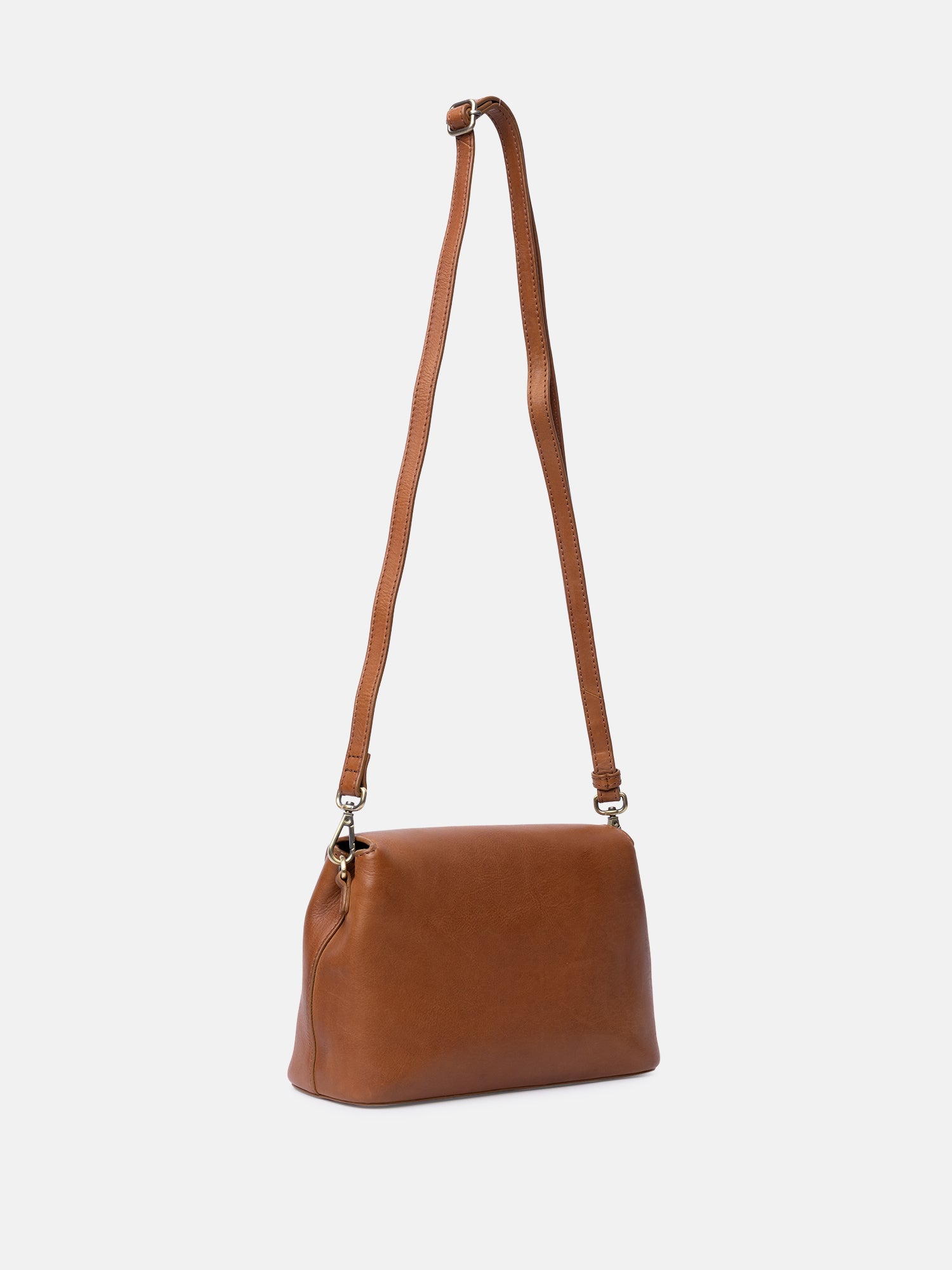 RE:DESIGNED Sonia 6674 Schultertasche Tan Vollleder