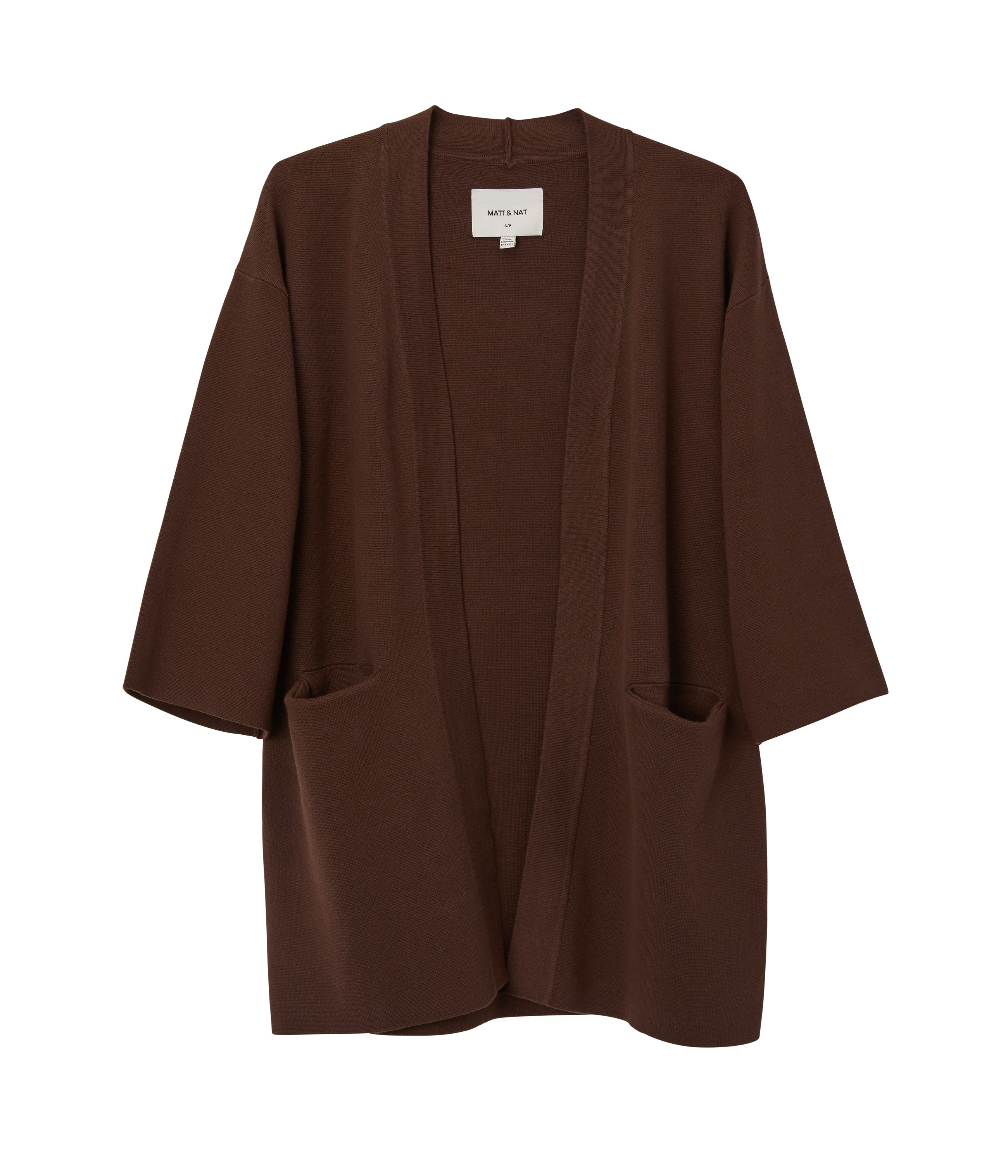 Matt & Nat ELSA Cardigan Olive Bio-Baumwolle