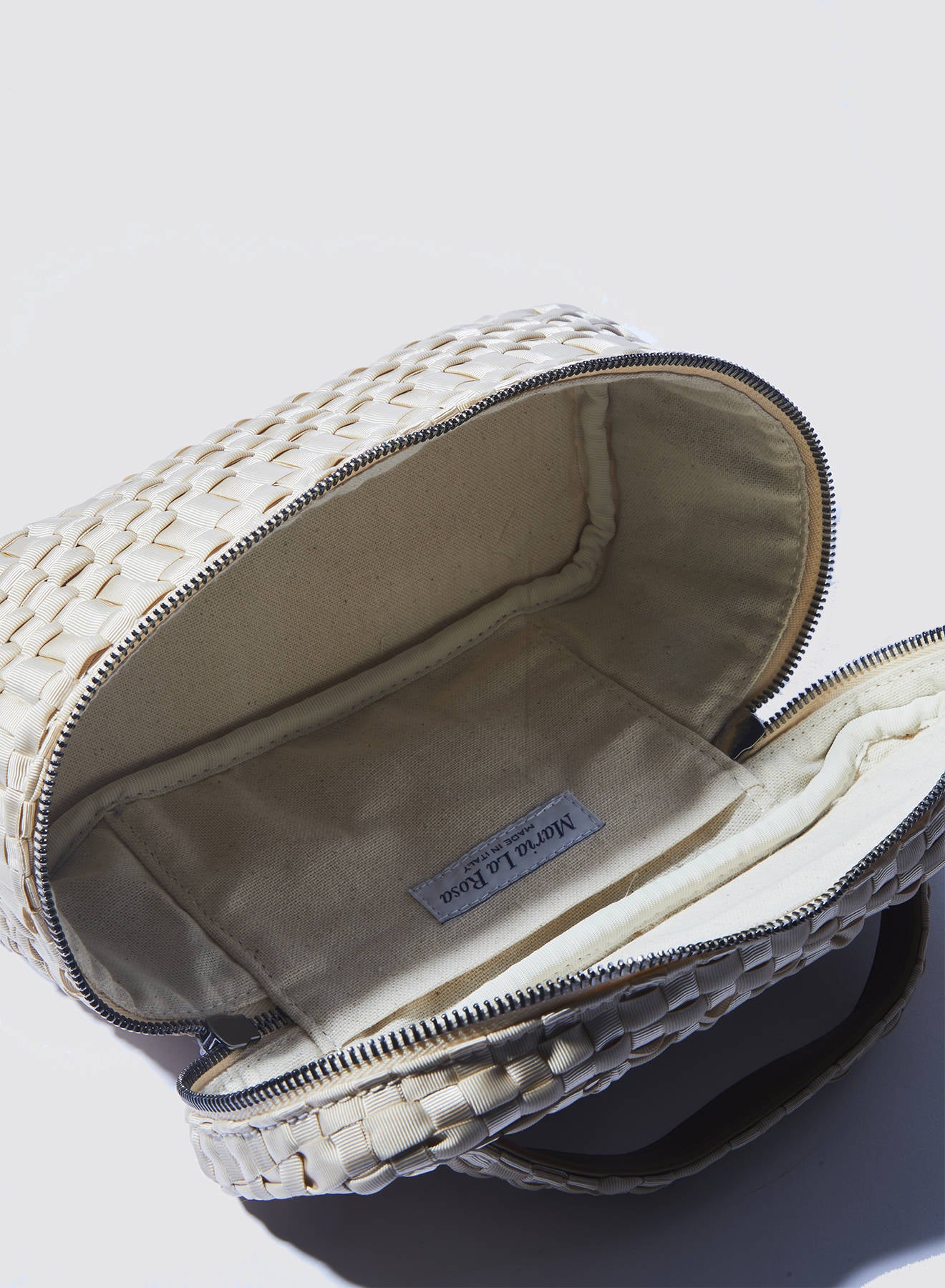 Maria la Rosa Mini Beauty Kosmetiktasche Natur Bandgewebe
