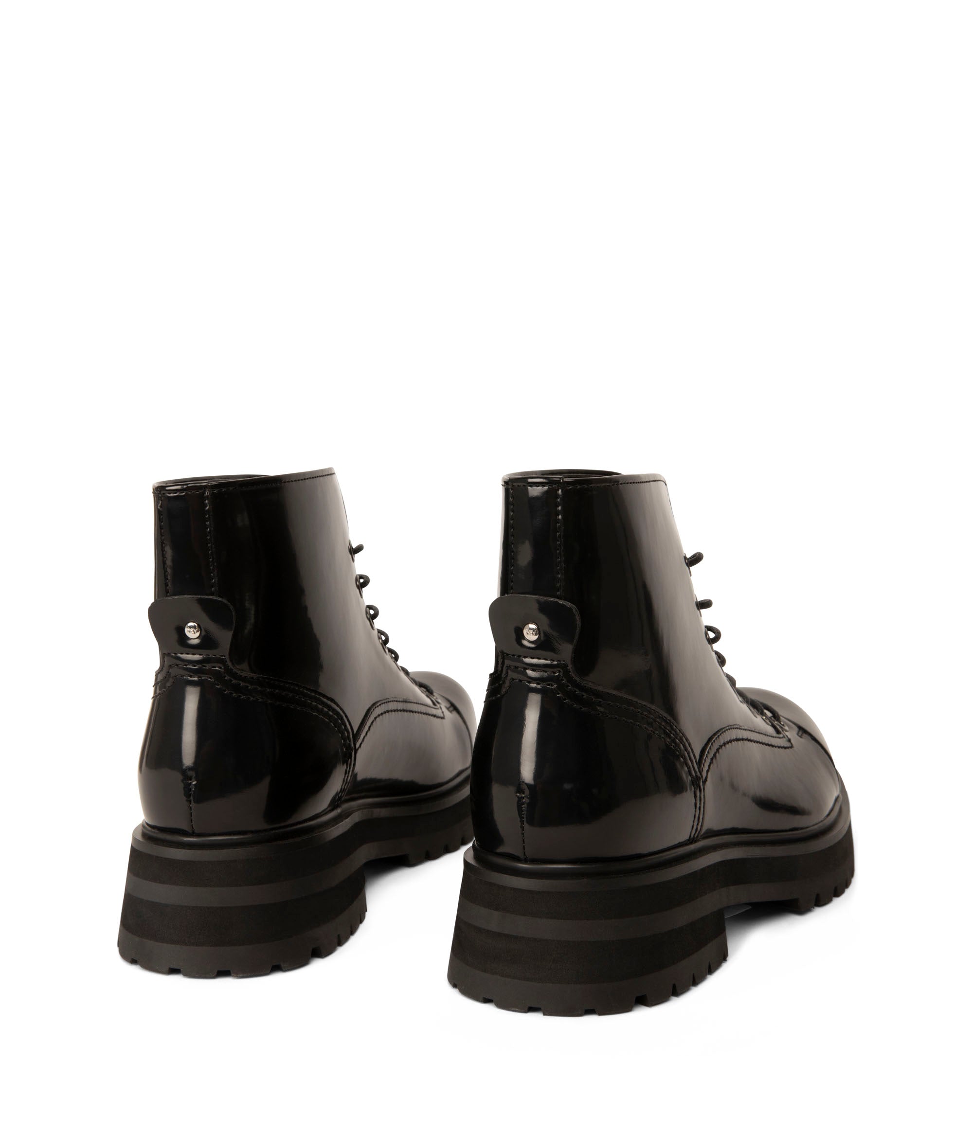 Matt & Nat Cheah Boots Schwarz Herren Schnürer vegan