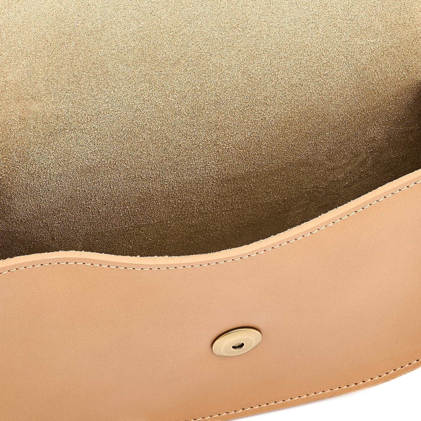 Il Bisonte Atelier Umhängetasche Natur Vollleder