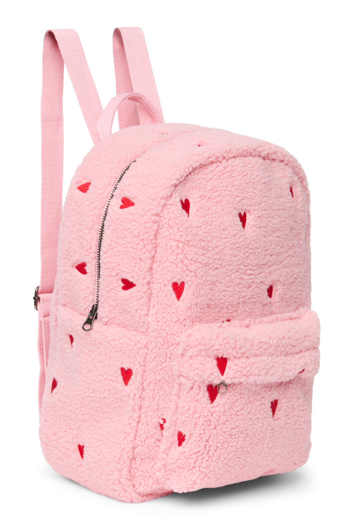 Studio Noos Teddy Midi Backpack Rucksack Hellrosa Herzen